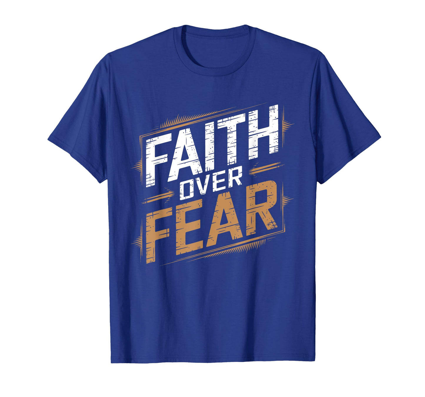 Faith Over Fear Cool Christian Inspirational Graffiti T-Shirt