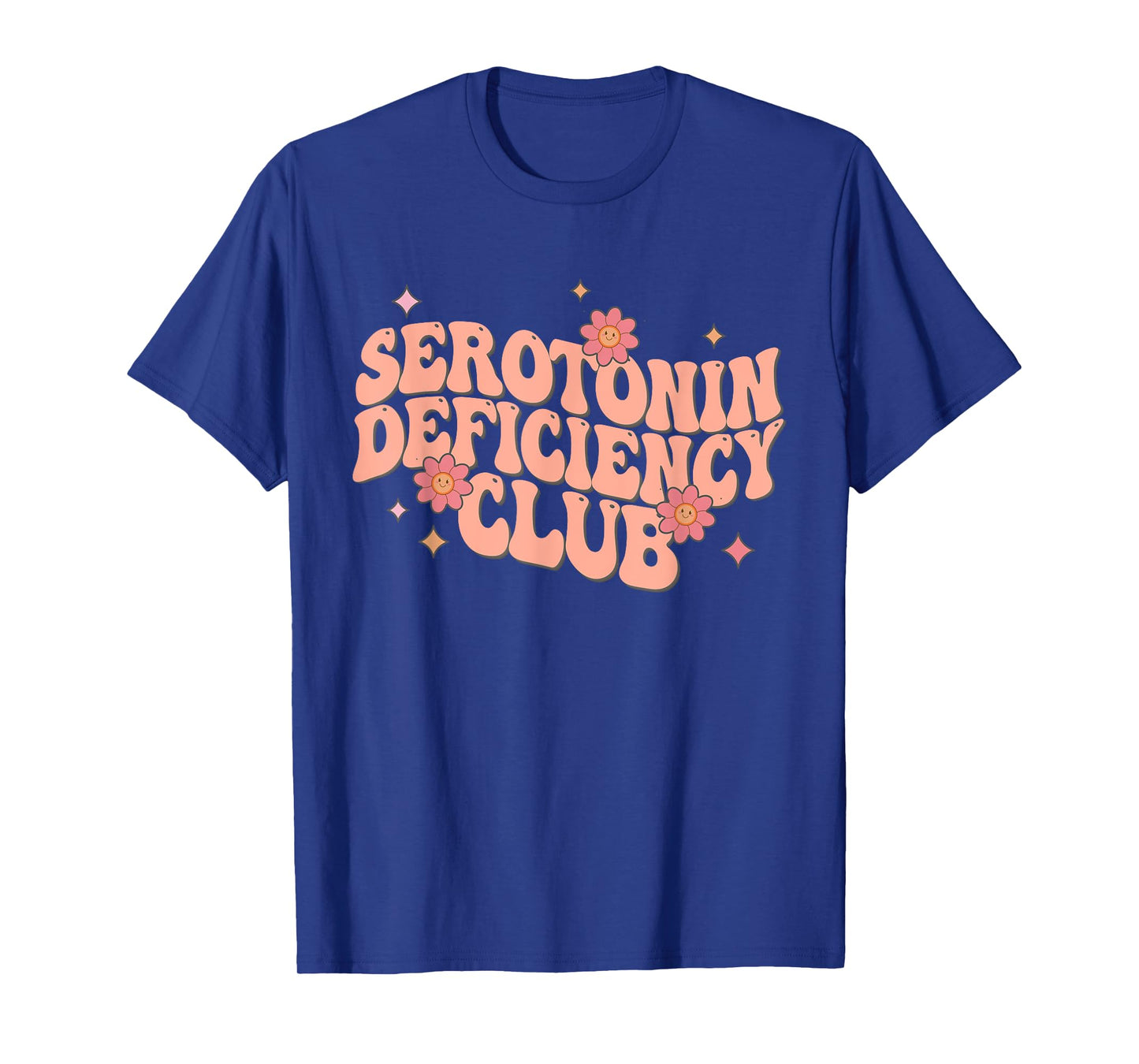 Funny Boho Depression Anxiety T-Shirt, Small, Black