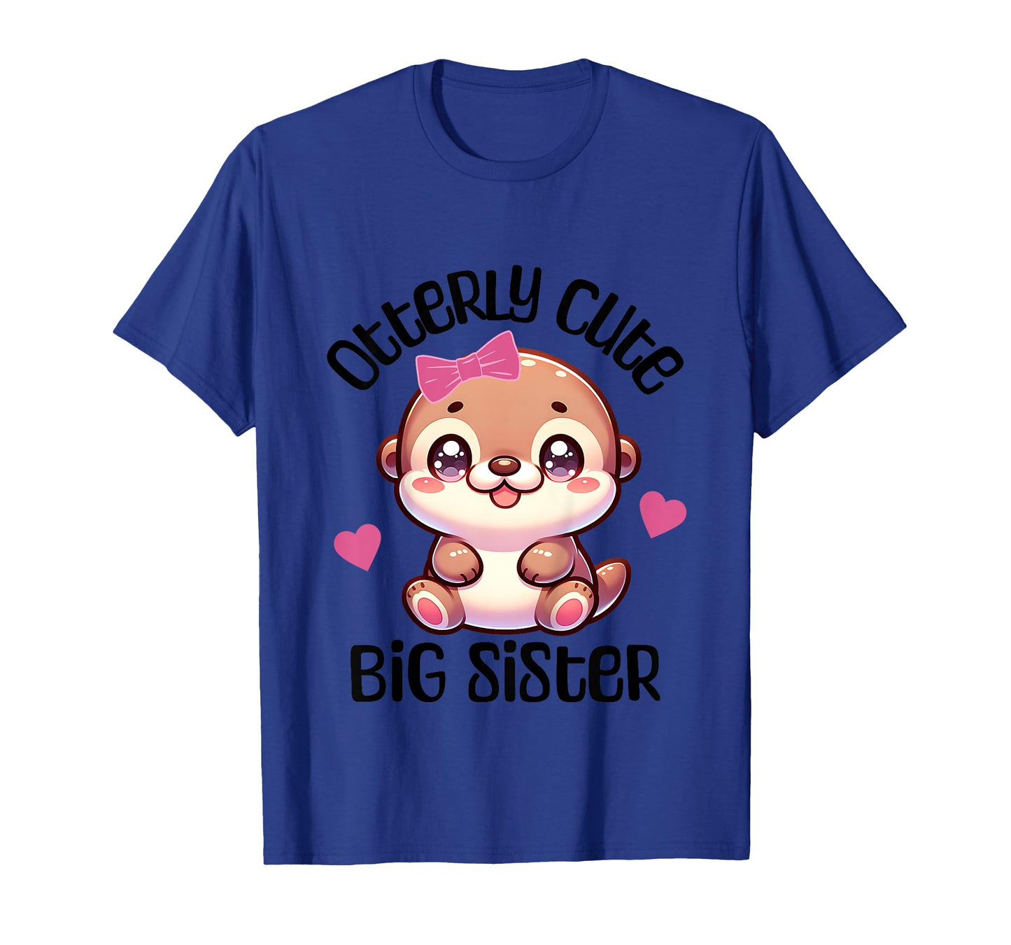 Big Sister Announcement Girl Otter T-Shirt