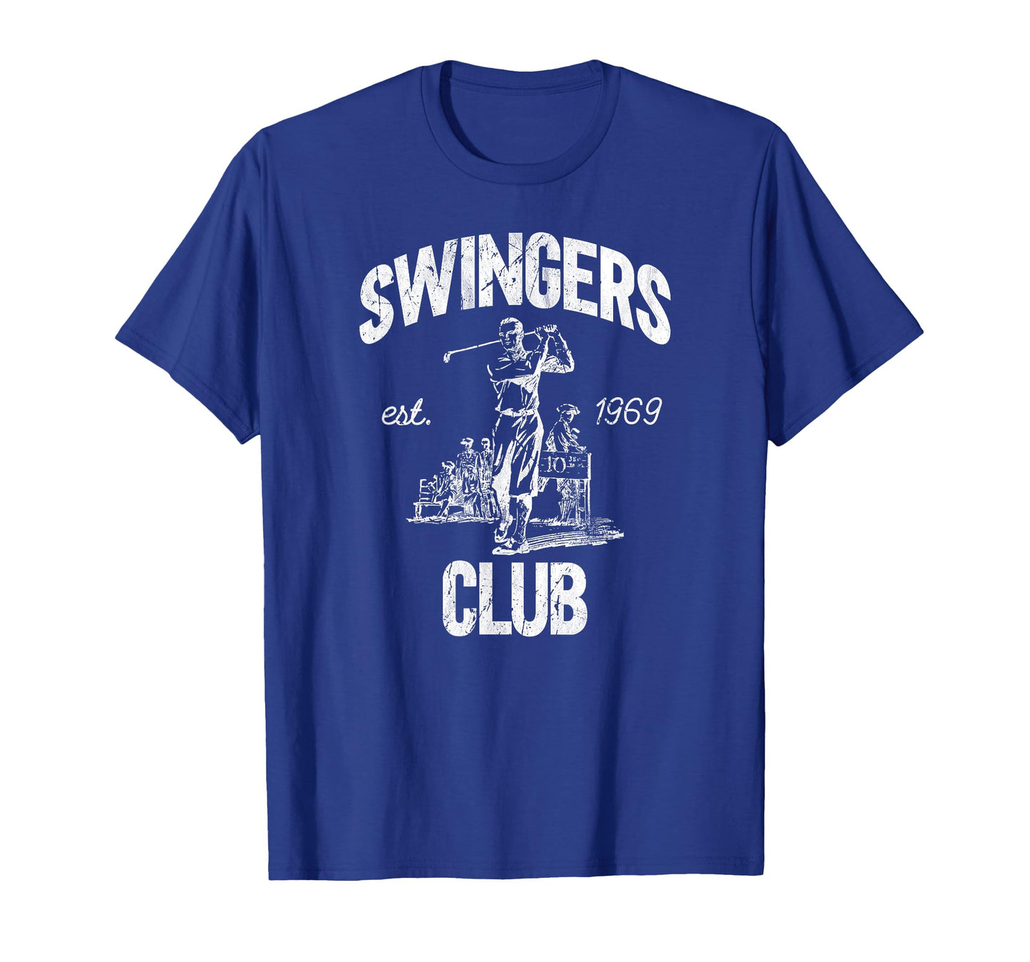 Swingers Club golf clubs funny golf Sarcastic Golfing men T-Shirt