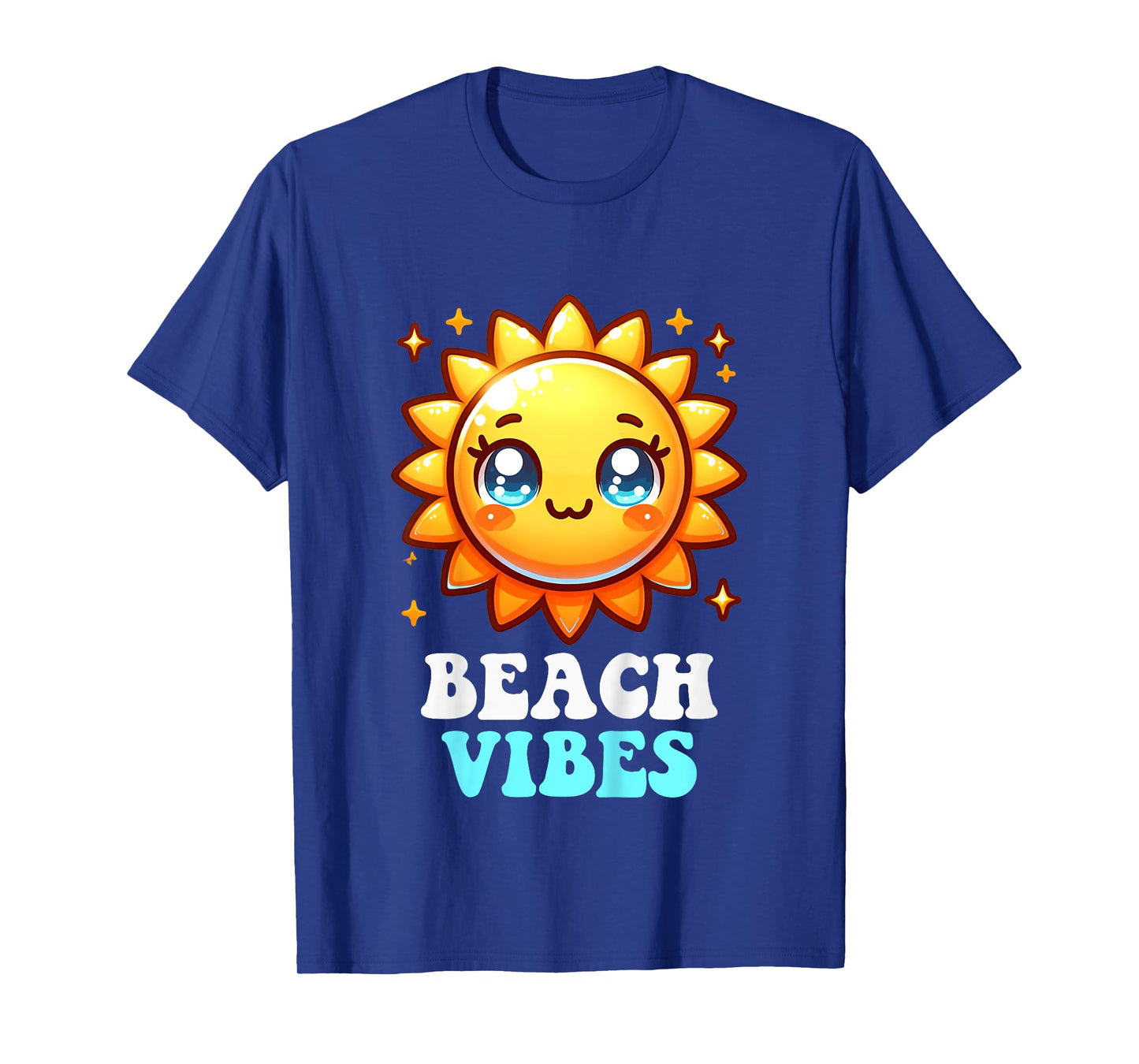 Beach Vibes Cute Kawaii Sun Sunshine Summer Toddler Girls T-Shirt