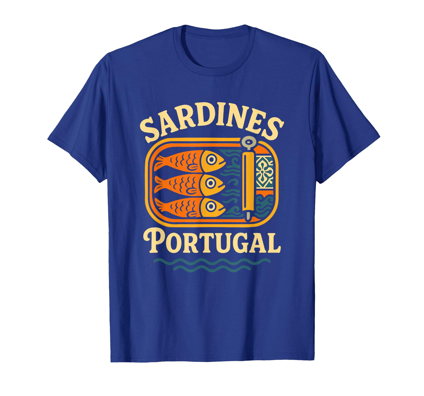 Sardines Tinned Fish Retro Vintage Tin Fish T-Shirt