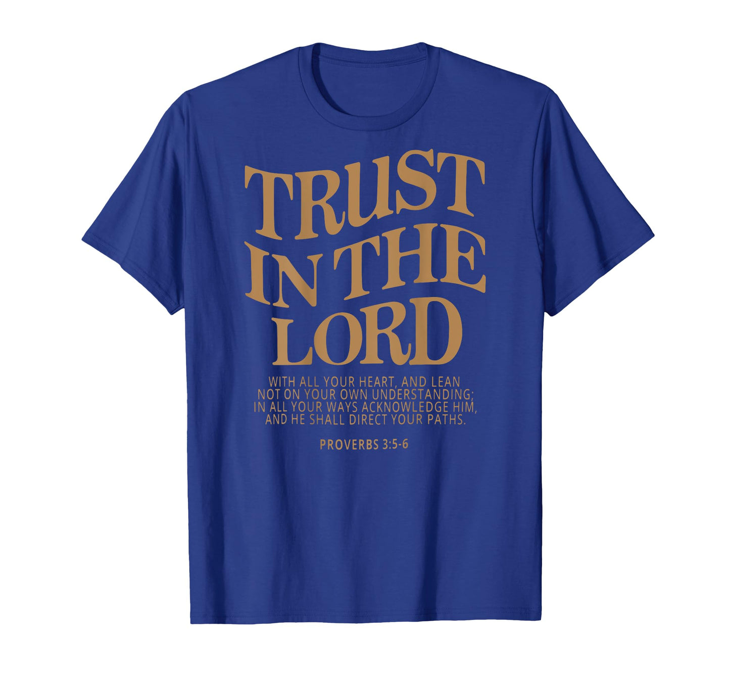 Trust In The Lord Christian Religious Faith Jesus Women's Christian T-Shirt
