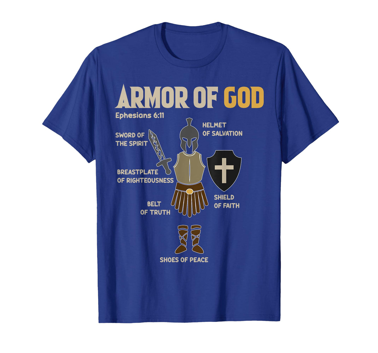 Toddler Boy Armor Of God Brother Son Men Kid Christian Jesus T-Shirt