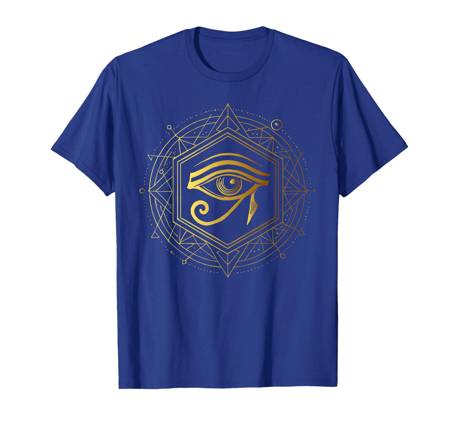 Mystical Eye of Horus Geometric Ancient Egypt T-Shirt