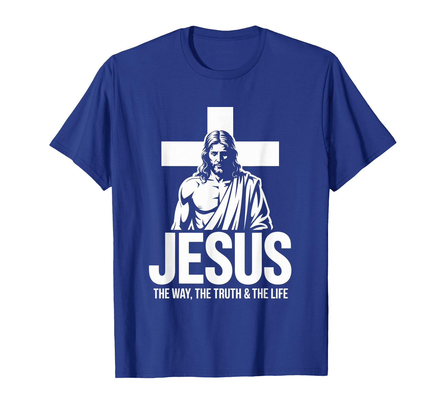 Jesus Standing Cross Christian Streetwear T-Shirt