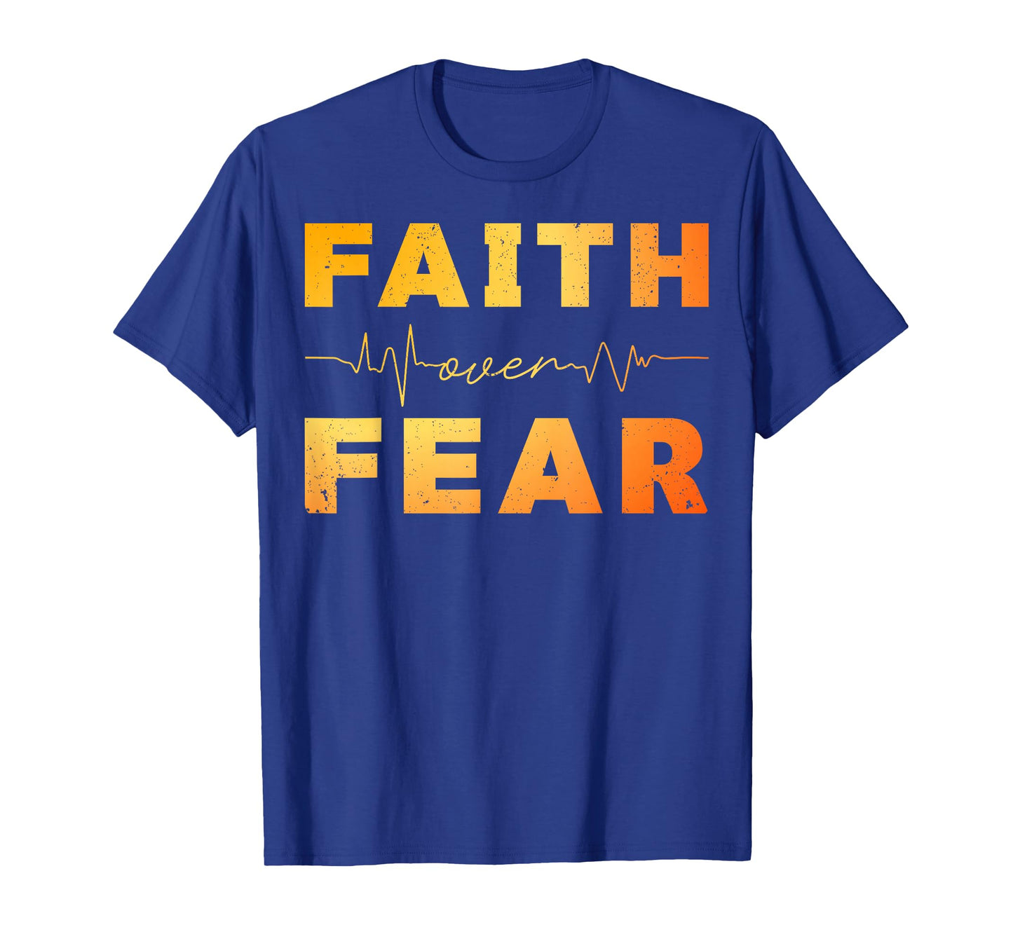 Faith Over Fear Christian Religious Men Women Boys Kids T-Shirt