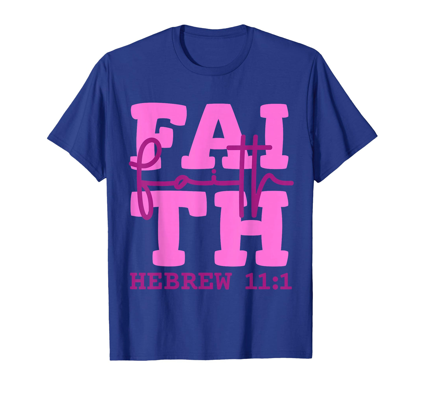 Faith Christian Design Inspired by Bible Verse Hebrews 11:1 T-Shirt