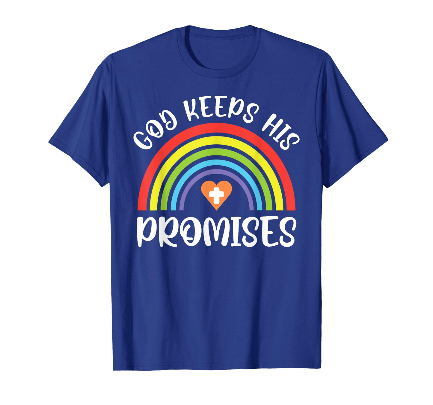 Christian Rainbow God Keeps His Promises Bible Noah T-Shirt