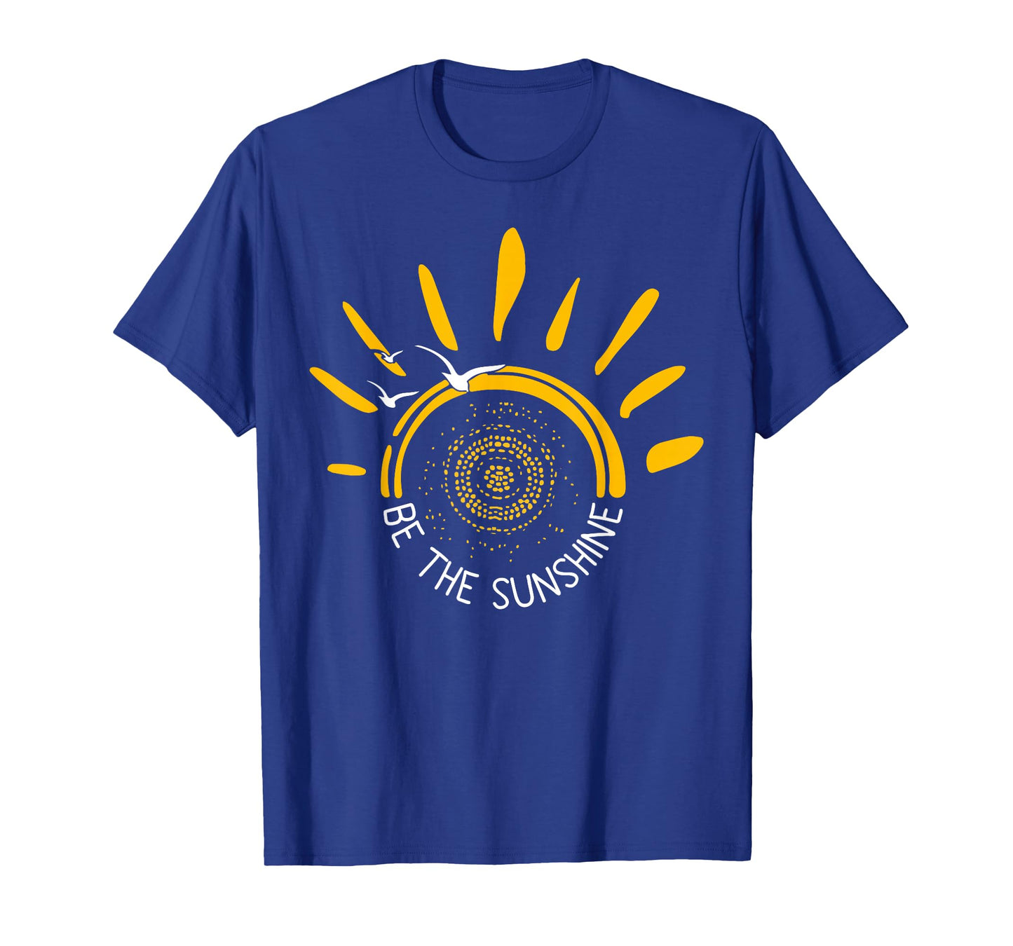 Be the Sunshine Positive Boho Retro Sun Design T-Shirt