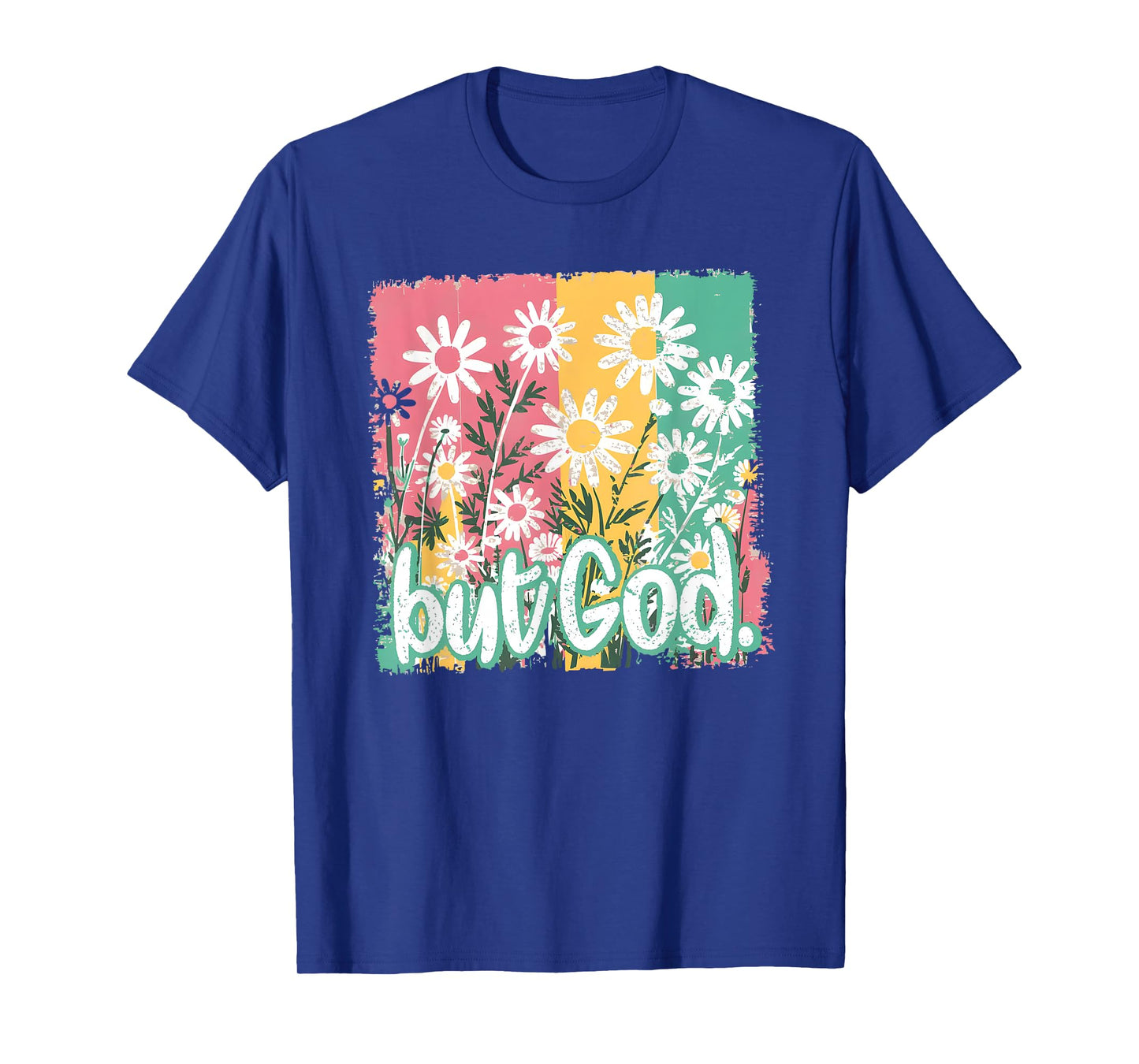But God Boho Floral Jesus, Spirit Religious, Retro Christian T-Shirt