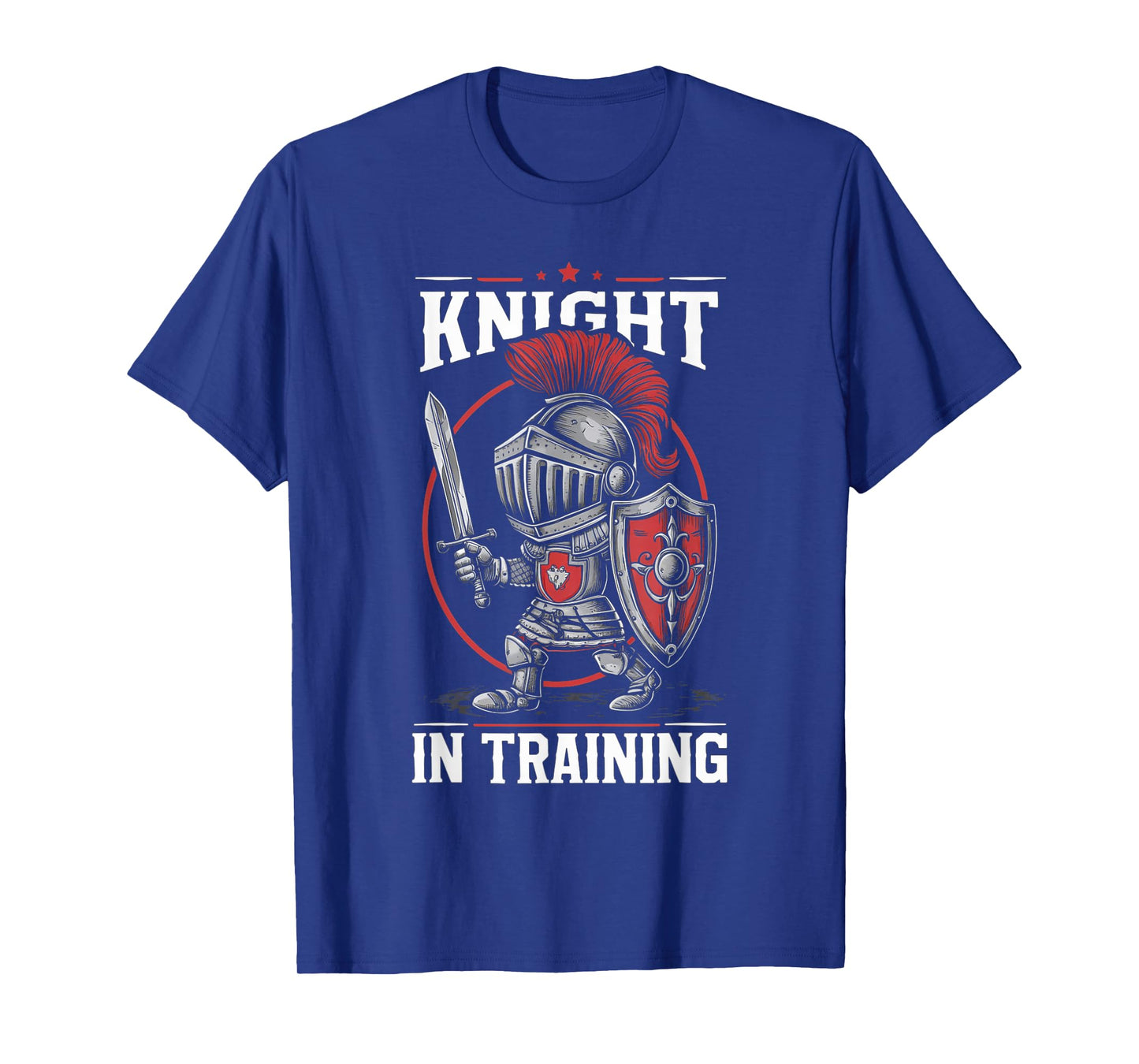 Kids Medieval Festival Boys Girls Men Women Tees Knight in Training Funny Kids Knights Lover T-Shirt