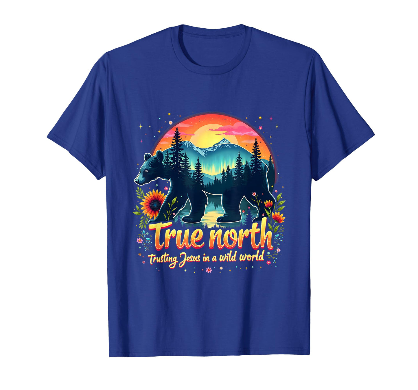 Christian Summer True North VBS 2025 Trusting Jesus Camp T-Shirt