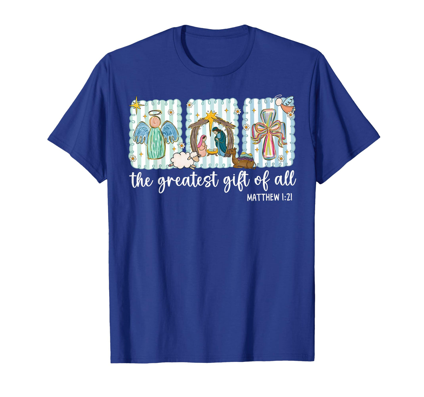 Christian The Greatest Gift for All Christmas Nativity Scene T-Shirt