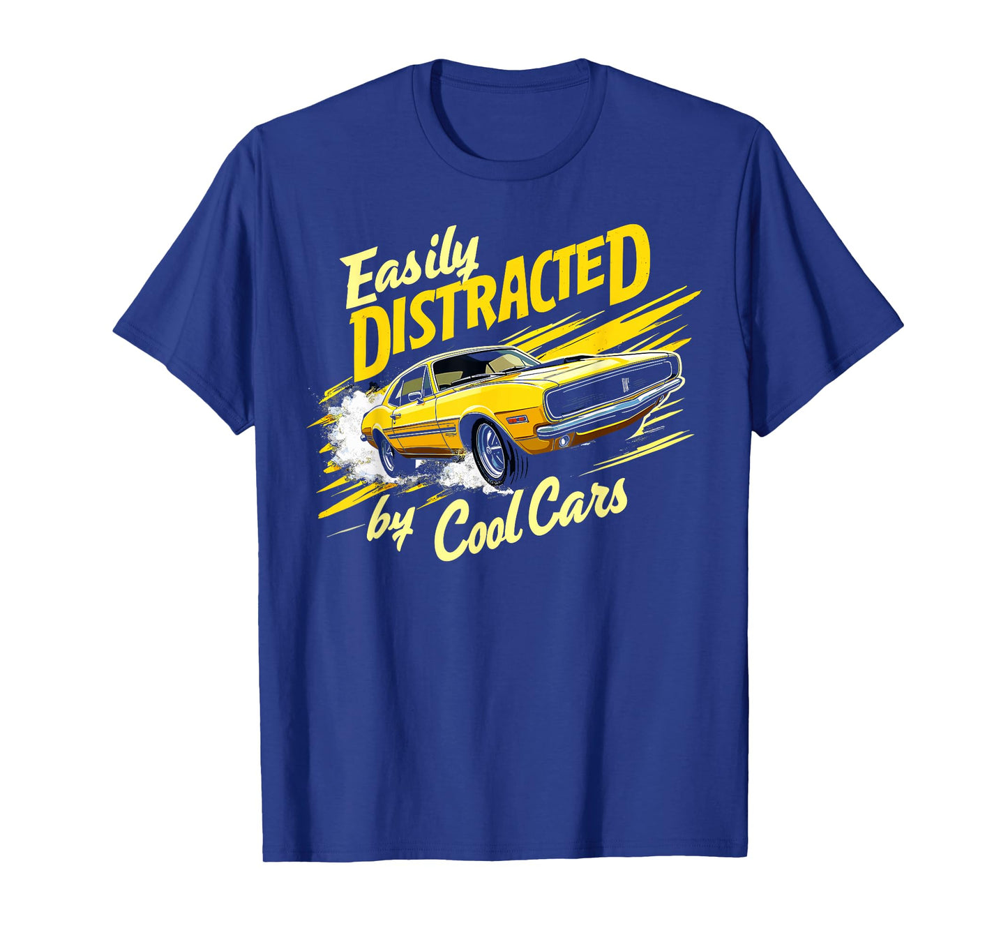 Easily Distracted By Classic Cars Vintage Old Car Guy T-Shirt