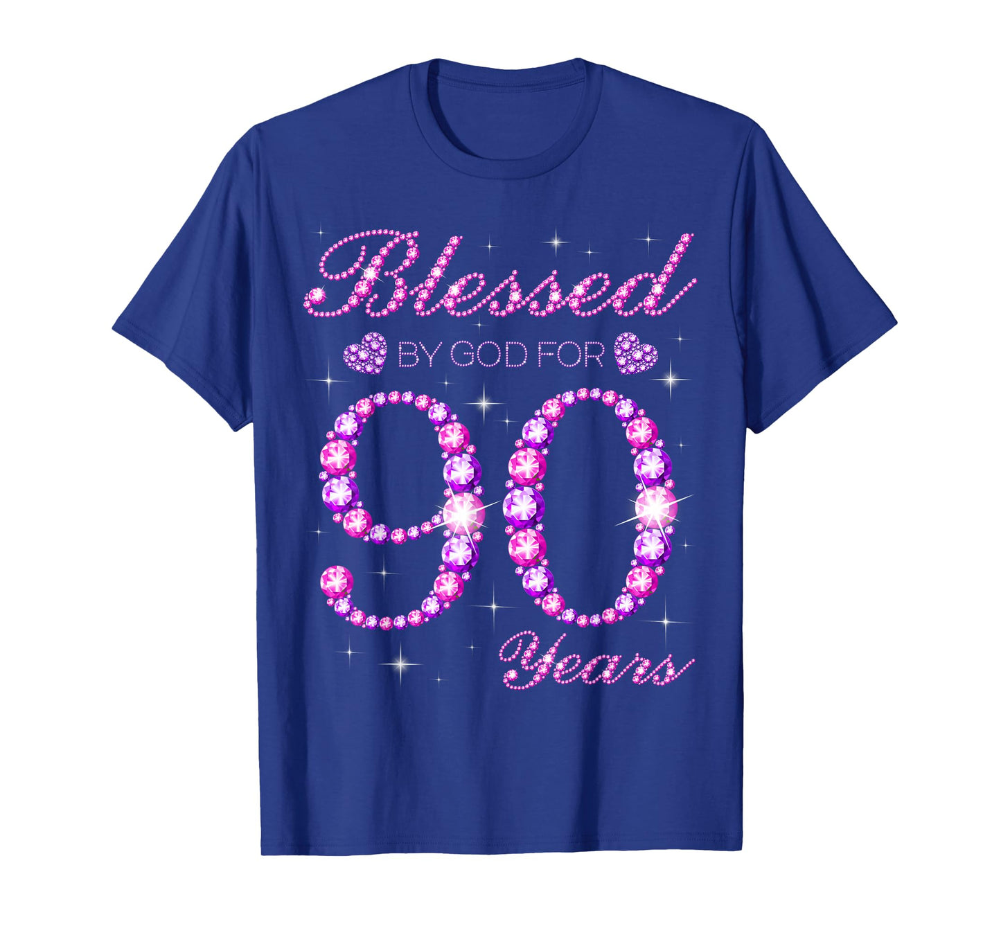 Blessed by God for 90 Years Old 90th Birthday Party T-Shirt