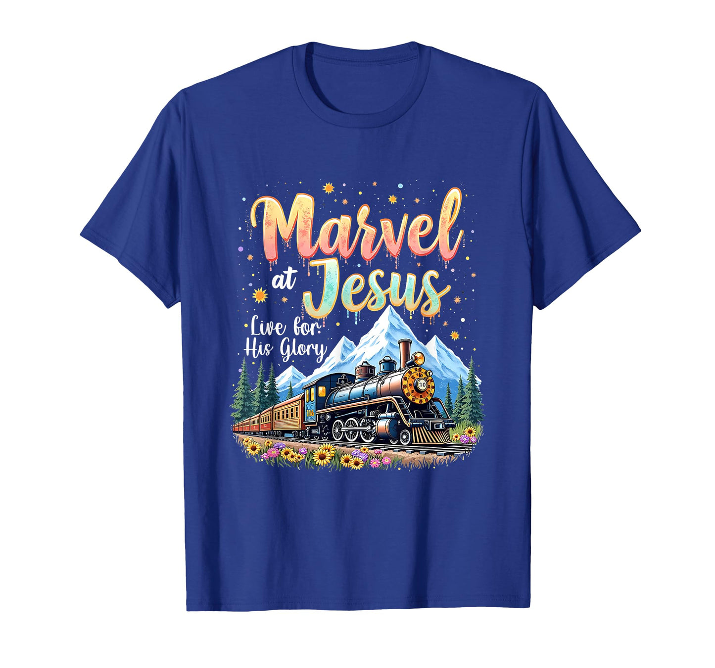 Christian Camp VBS 2025 His Glory Junction Train True North T-Shirt