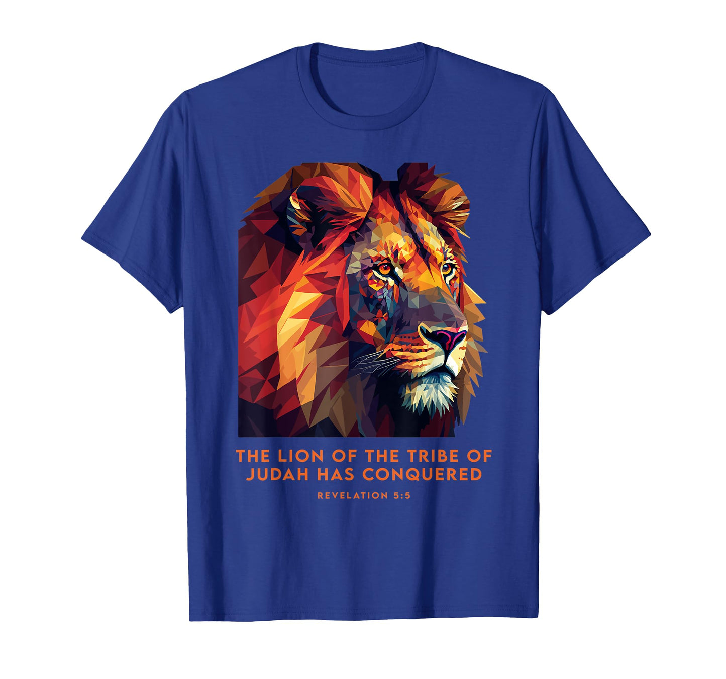 Lion of Judah Jesus Revelation Bible Verse Christian T-Shirt