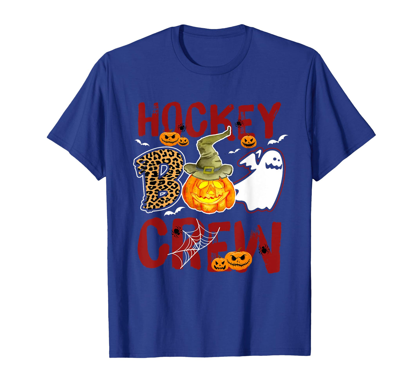 Hockey Boo Crew Halloween Players Coach Match T-Shirt