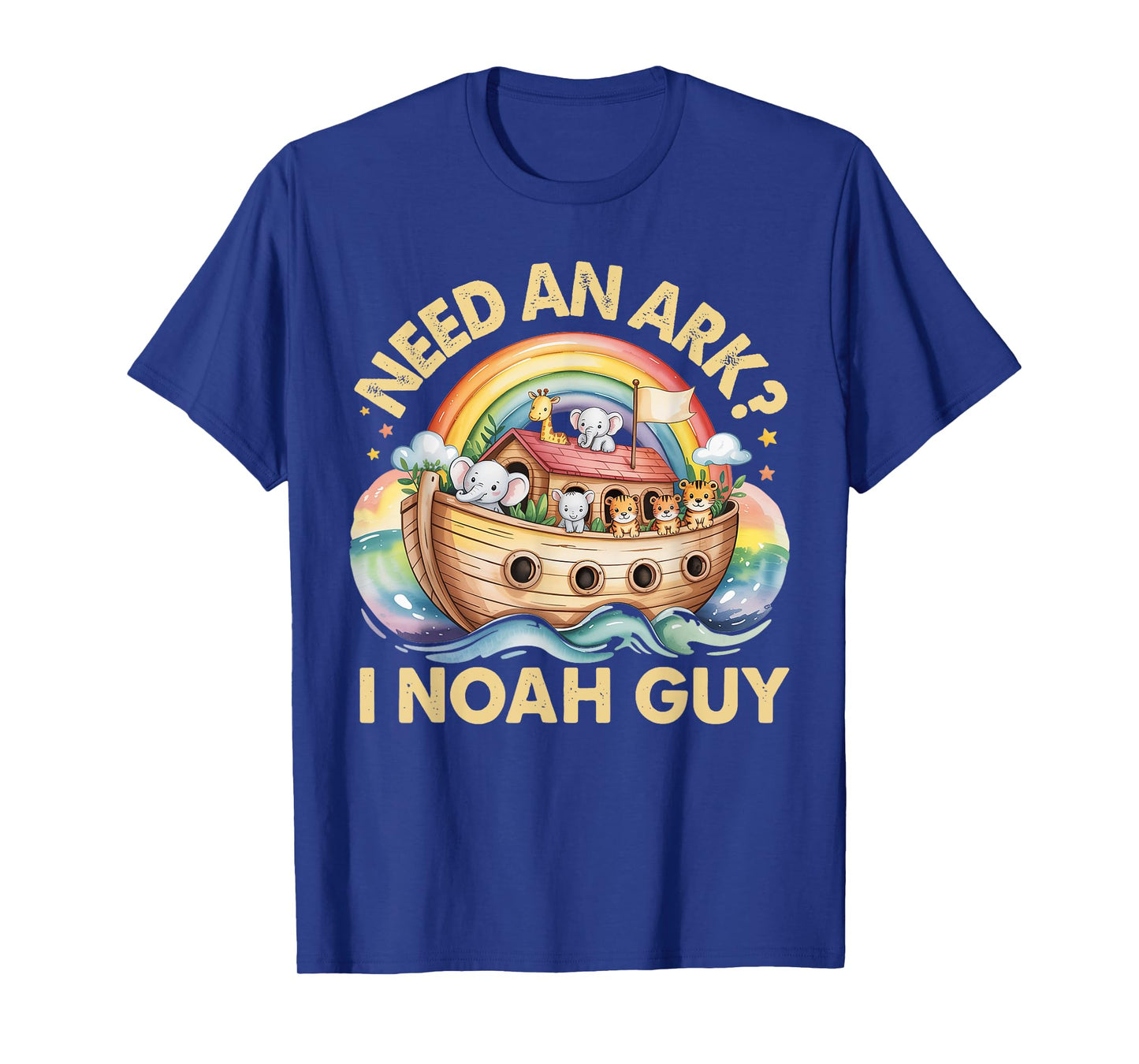 Need An Ark? I Noah Guy Funny Animals Christian for Kids T-Shirt