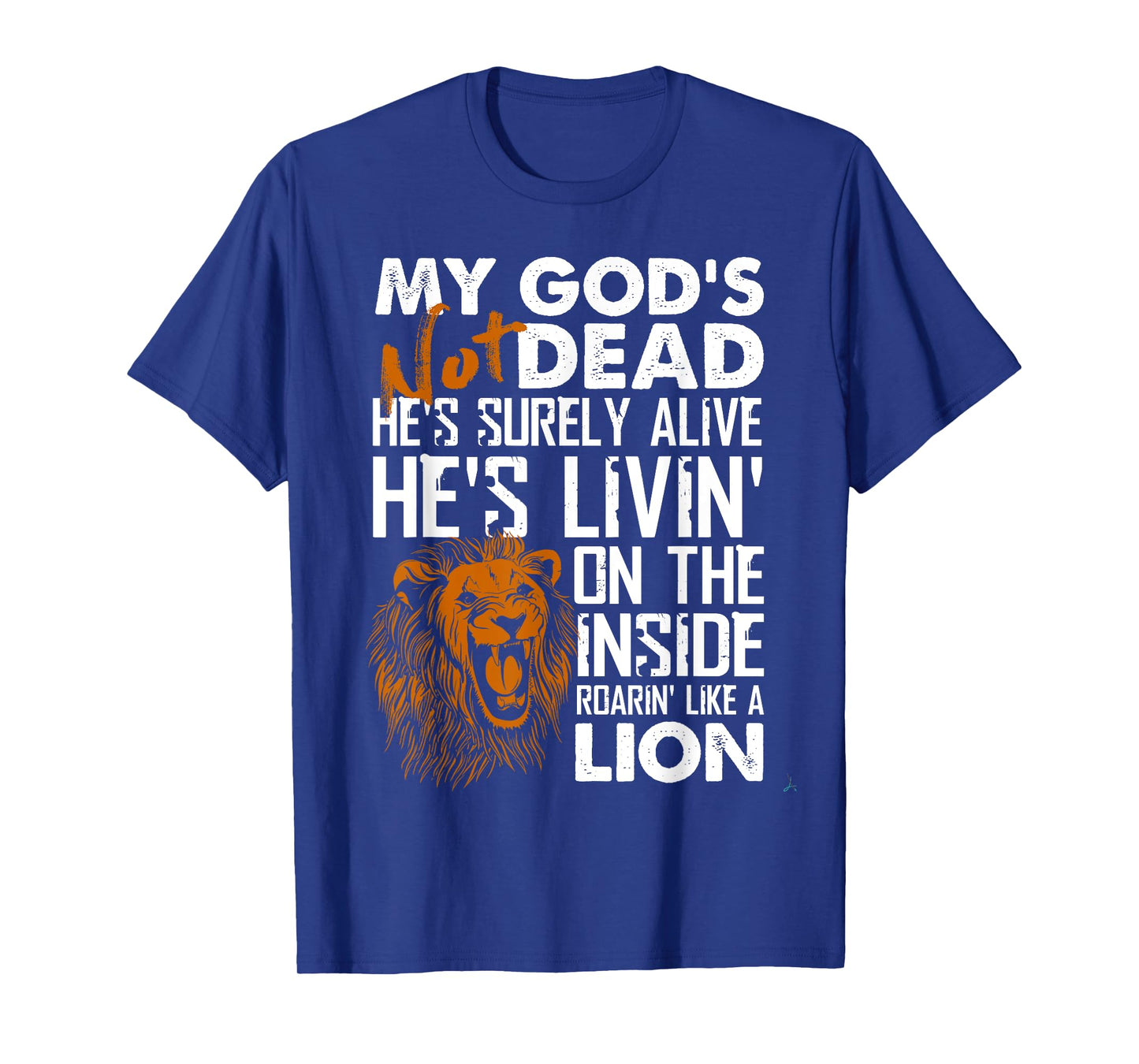 My God's Not Dead Lion Christian Christ Cross Faith T-Shirt T-Shirt