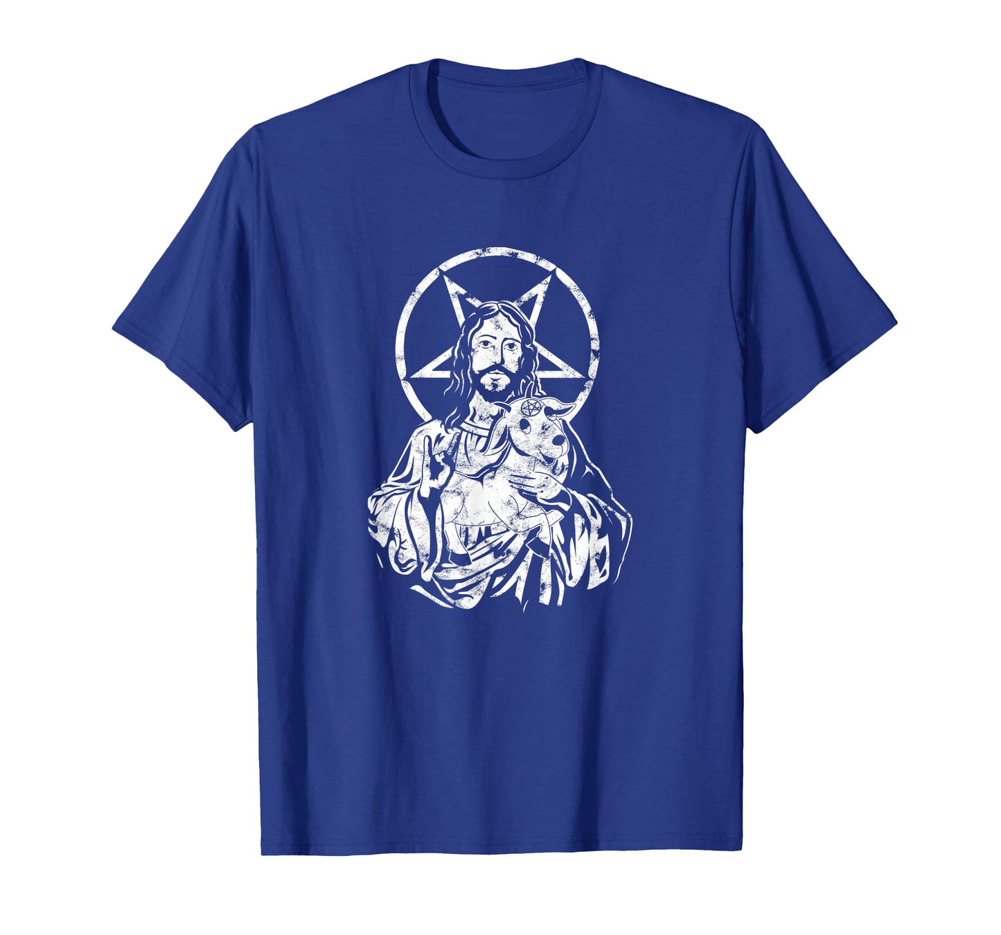 Blackcraft Jesus Satan Baphomet Goat Atheist - Anti Religion T-Shirt