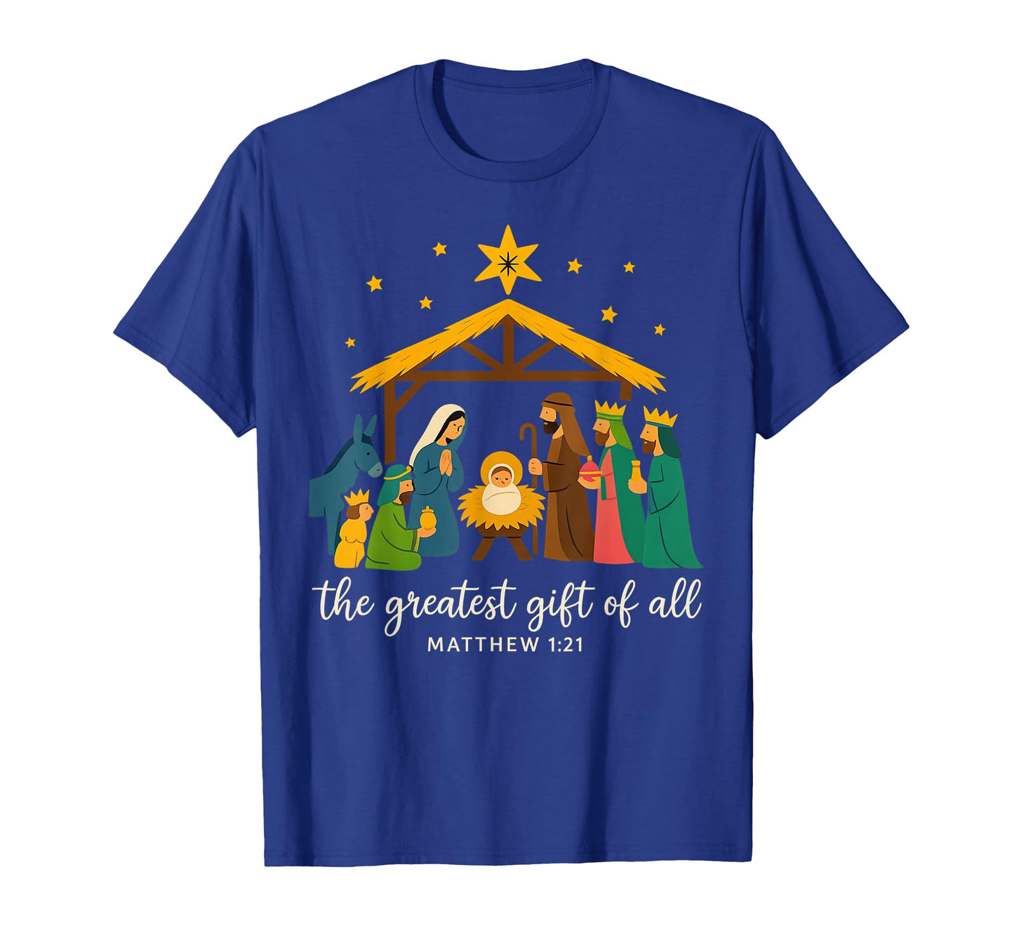 The Greatest Gift for All Christmas Nativity Jesus Christian T-Shirt