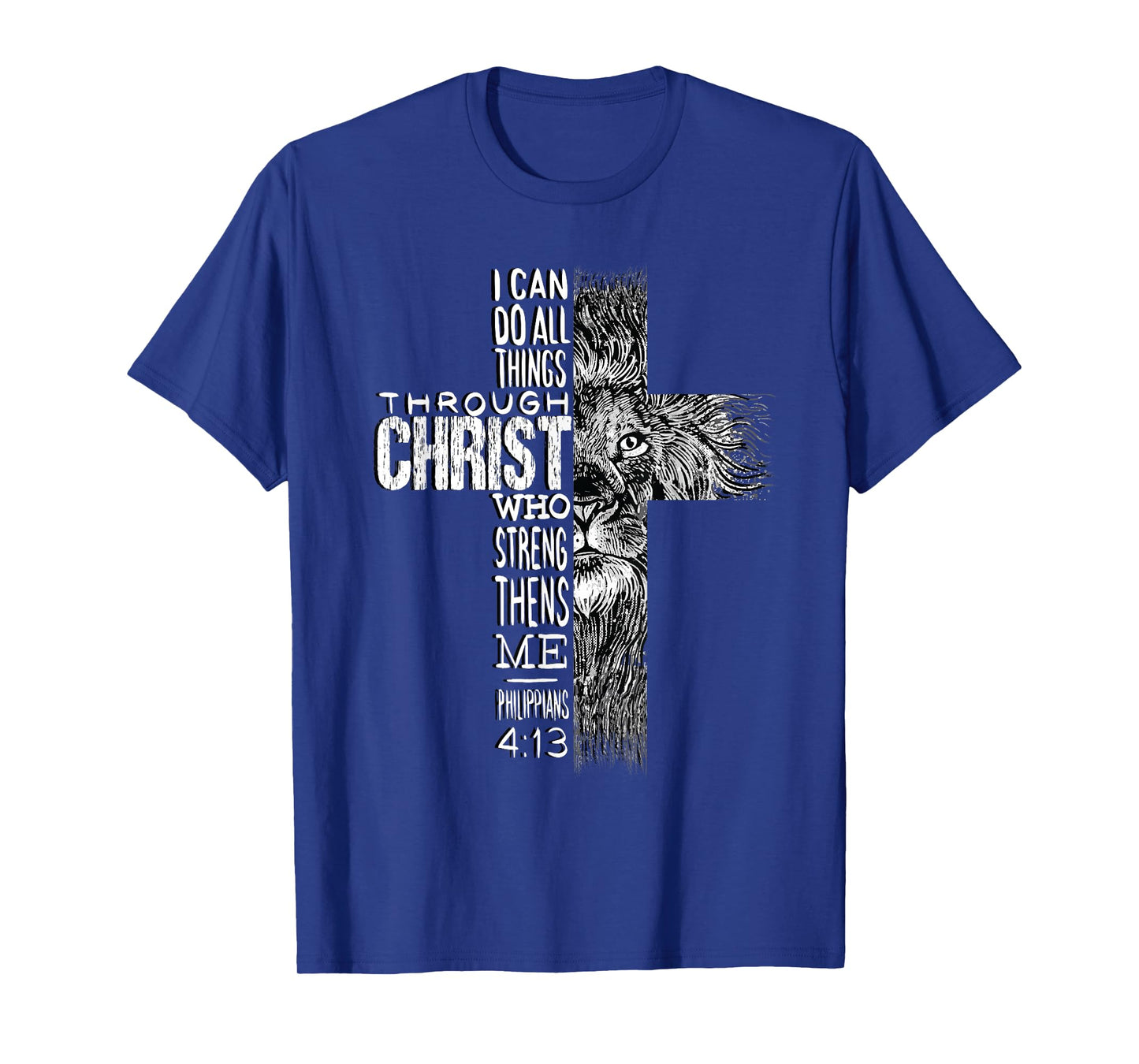 Christian Jesus Lion of Tribe Judah Cross Lion of Judah T-Shirt