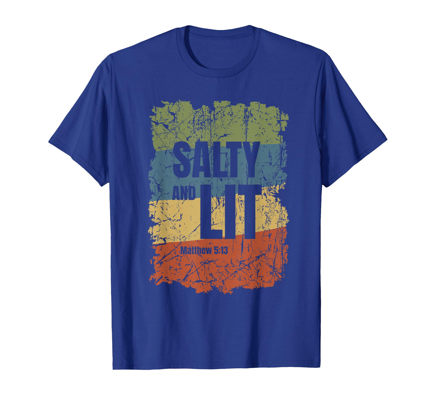 Salty and Lit Matthew 5:13 Funny Christian Bible Verse Gift T-Shirt