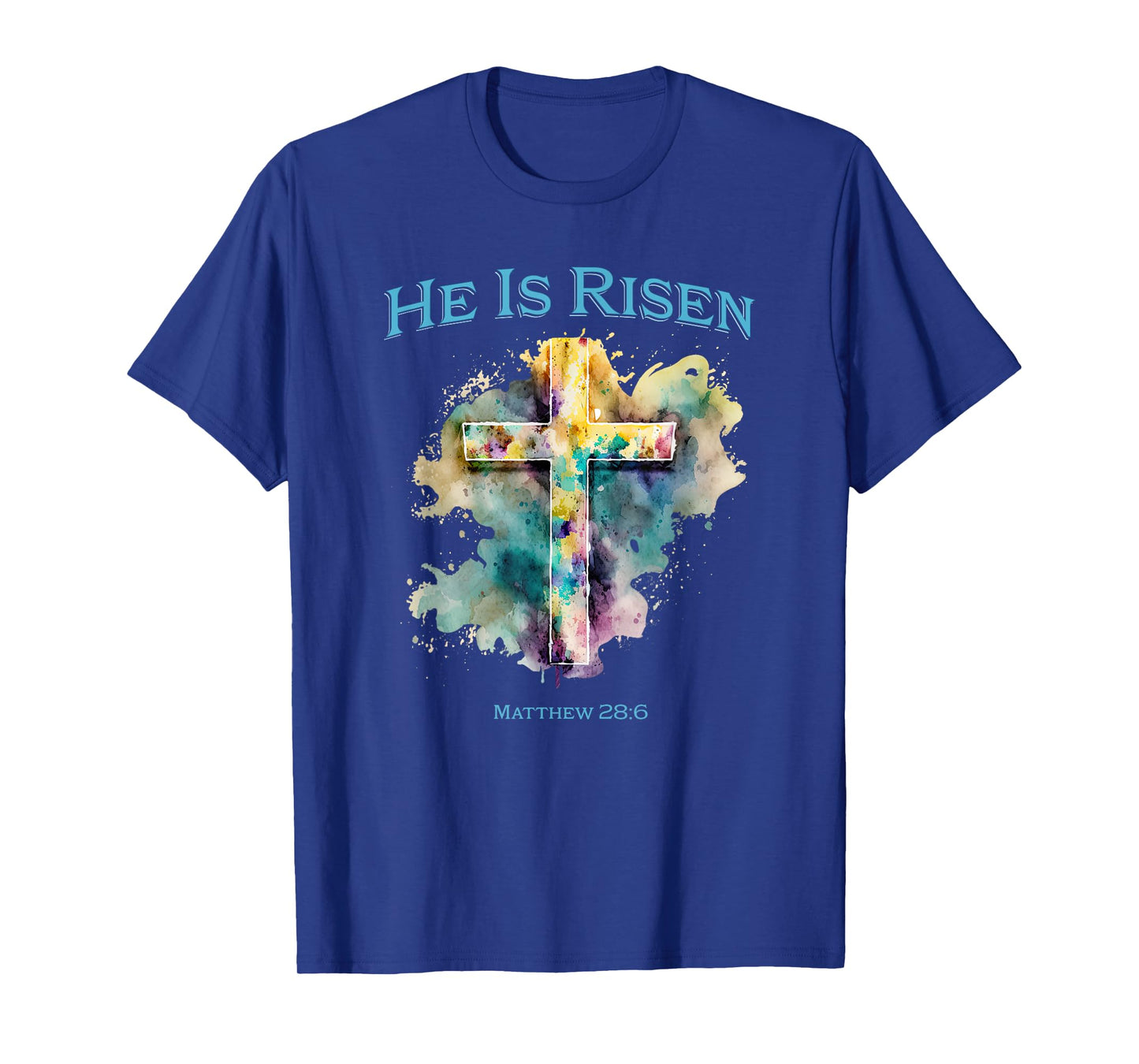 He Is Risen Jesus Christian Bible Quote Easter Good Friday T-Shirt