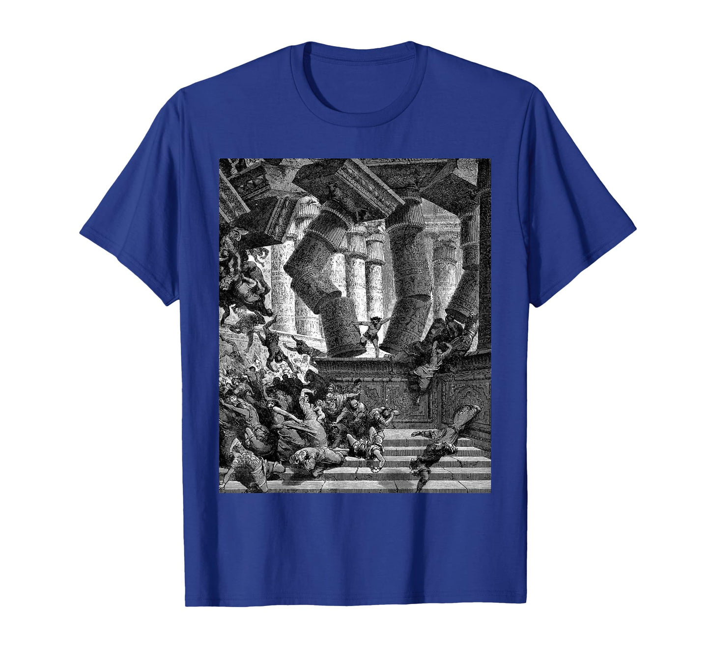 Death of Samson Gustave Dore Biblical Art The Bible Cool T-Shirt