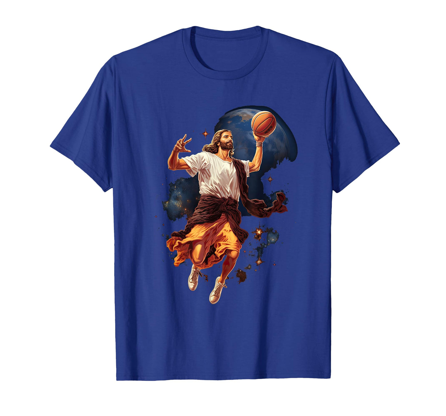 Funny Jesus Playing Basketball T-Shirt