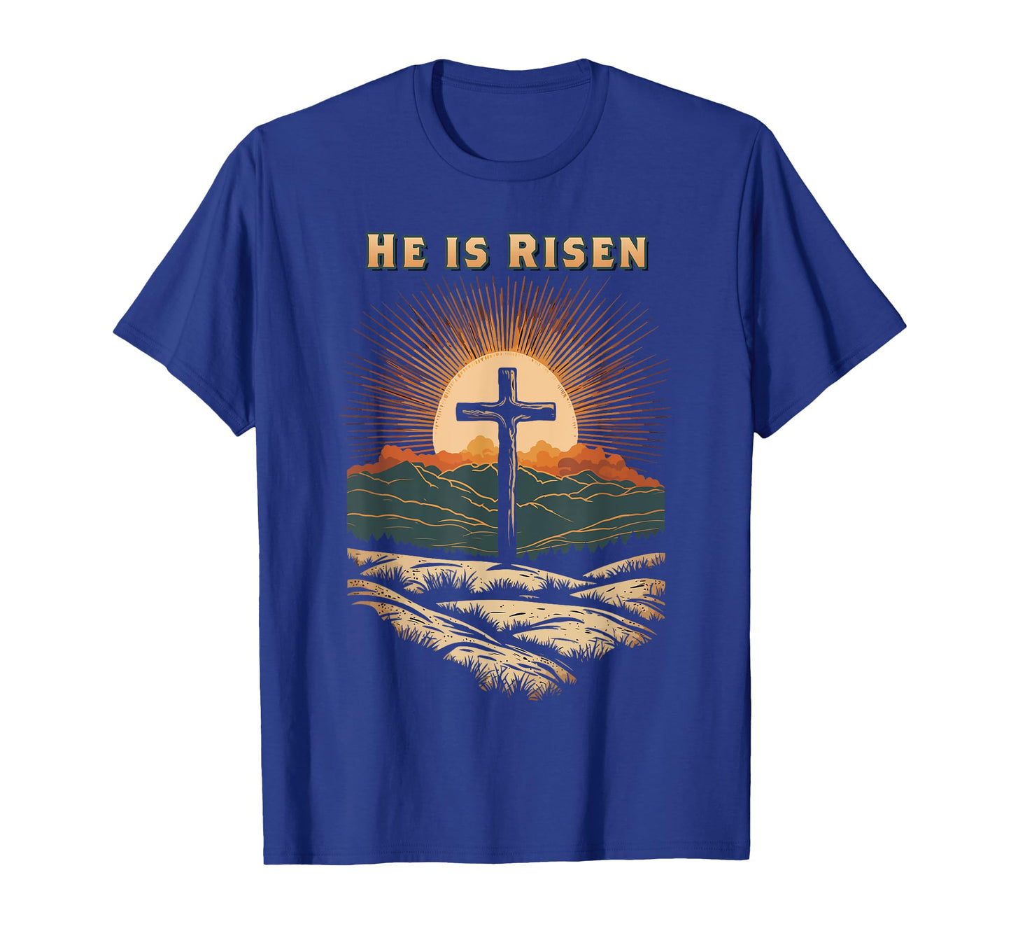 He Is Risen Easter Resurrection Jesus Christian Bible Verse T-Shirt
