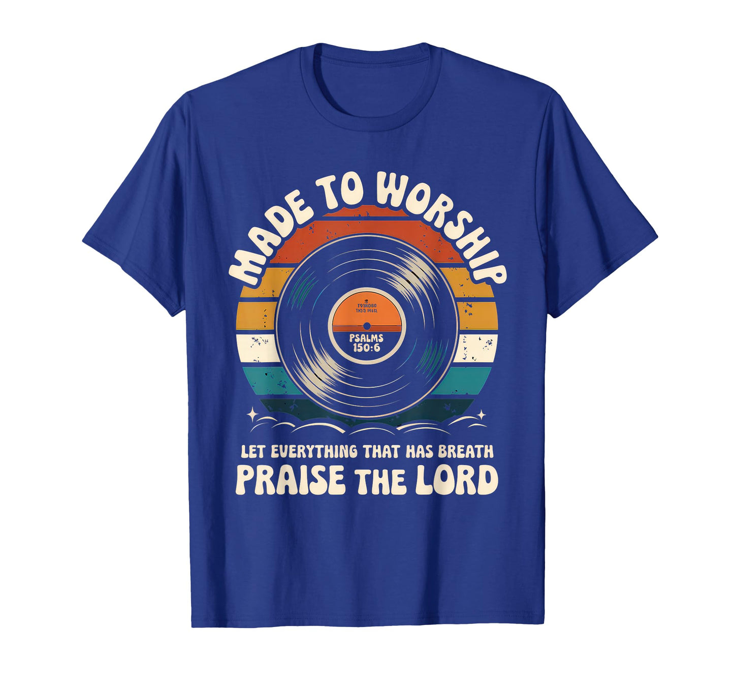 Worship Tshirt Christian Music Retro Cassette Psalms 150:6 T-Shirt