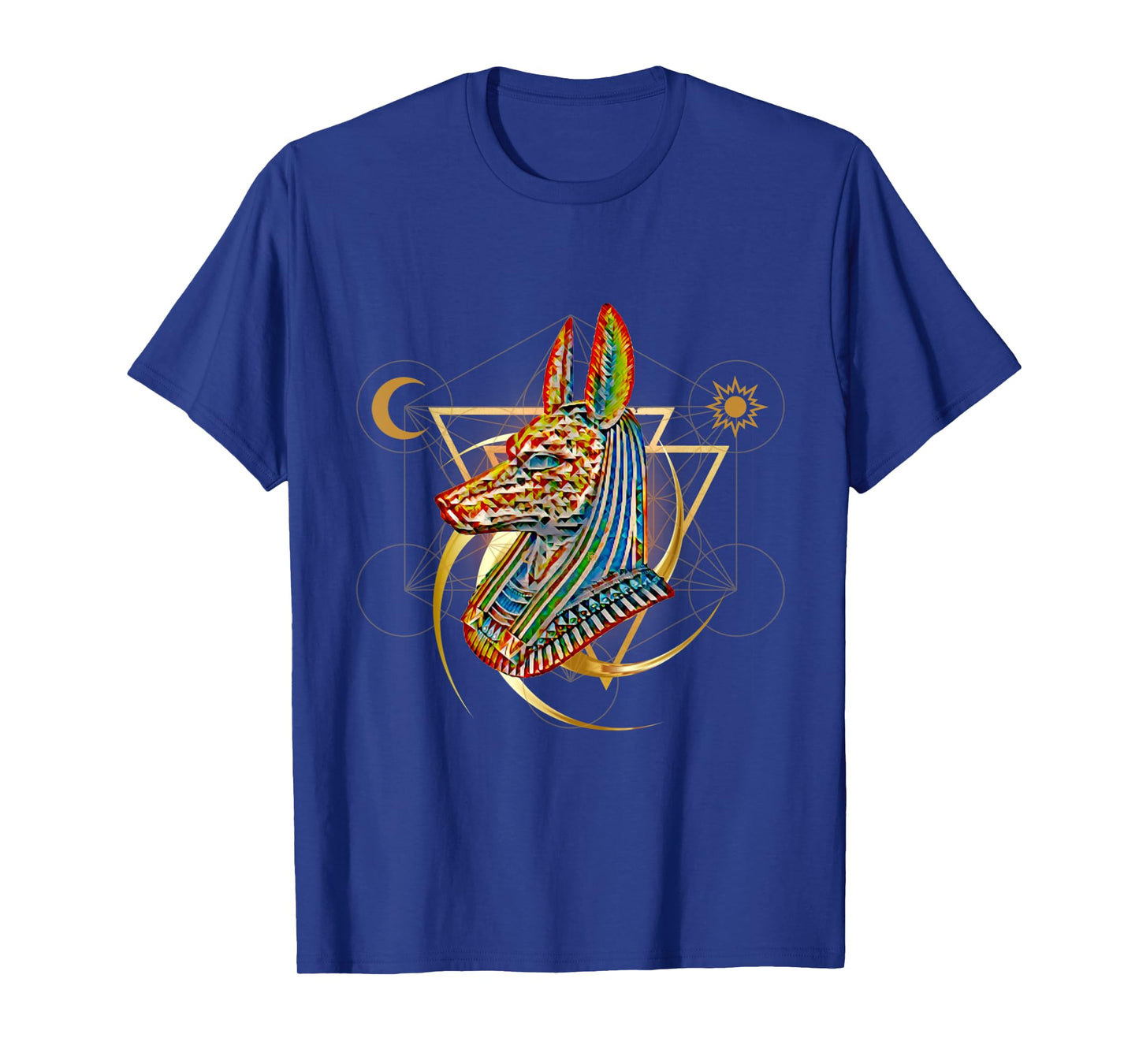 Ancient Egypt Hieroglyph Egyptian God Anubis T-Shirt