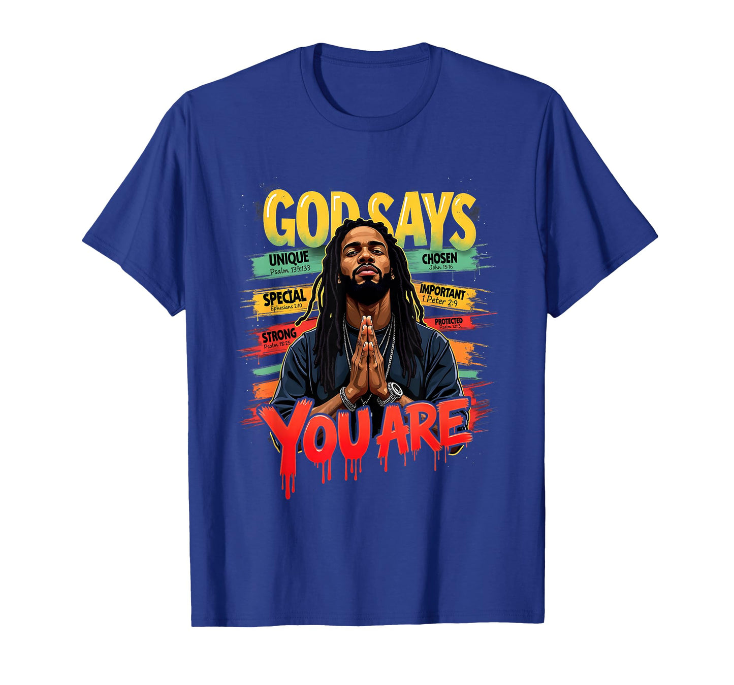 Emancipation Day Black Man God Says You are Juneteenth T-Shirt