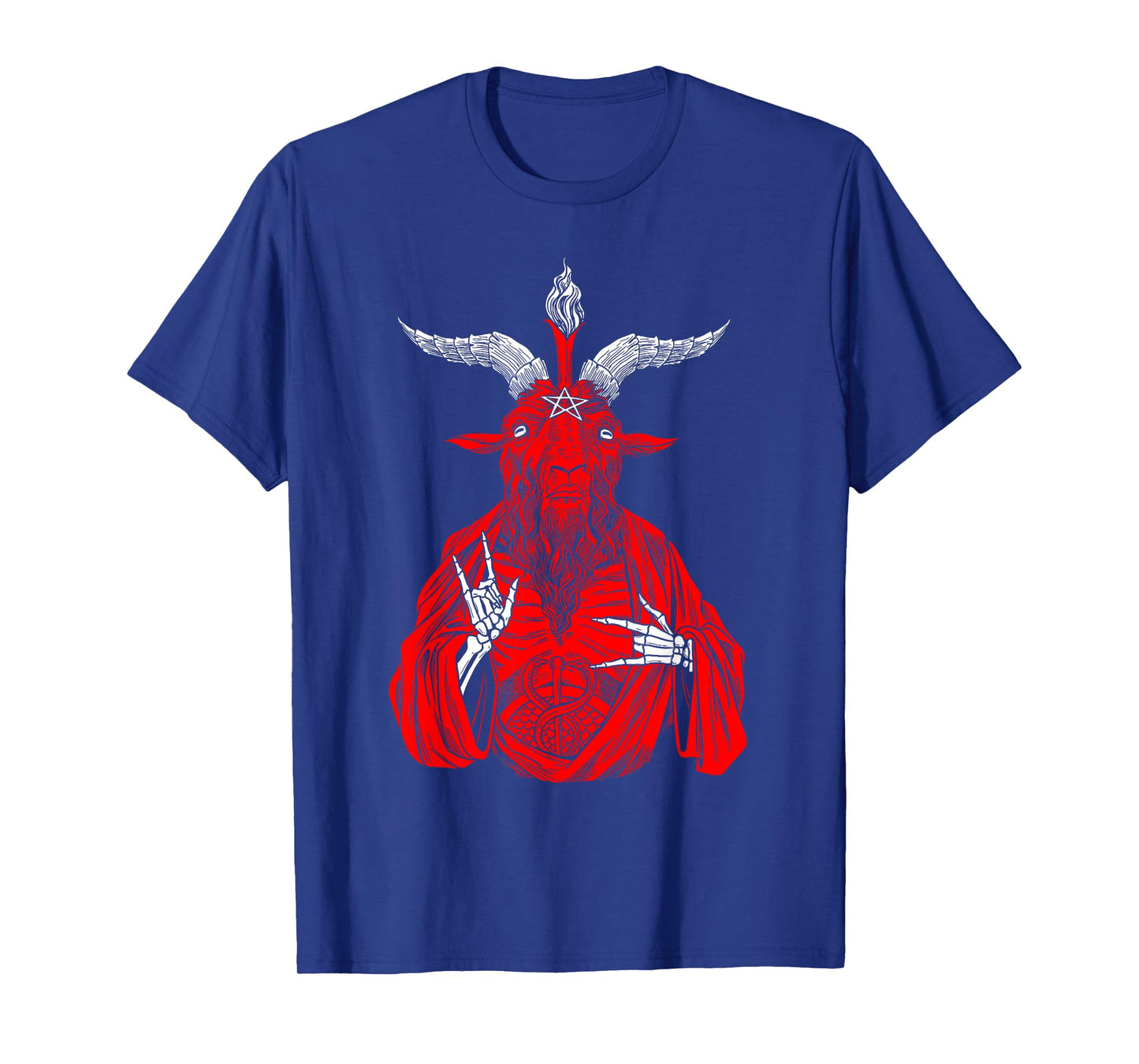 Blackcraft AntiChrist Goat Satan Baphomet shirt for Atheist T-Shirt