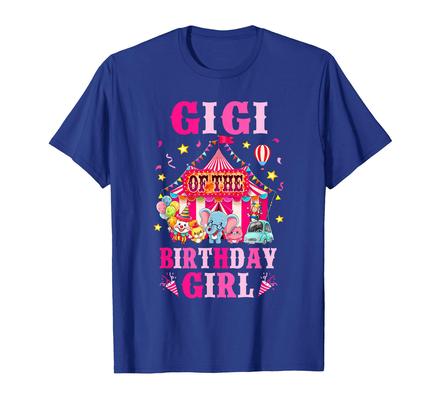 Gigi Of The Birthday Girl Circus Carnival Family Party T-Shirt