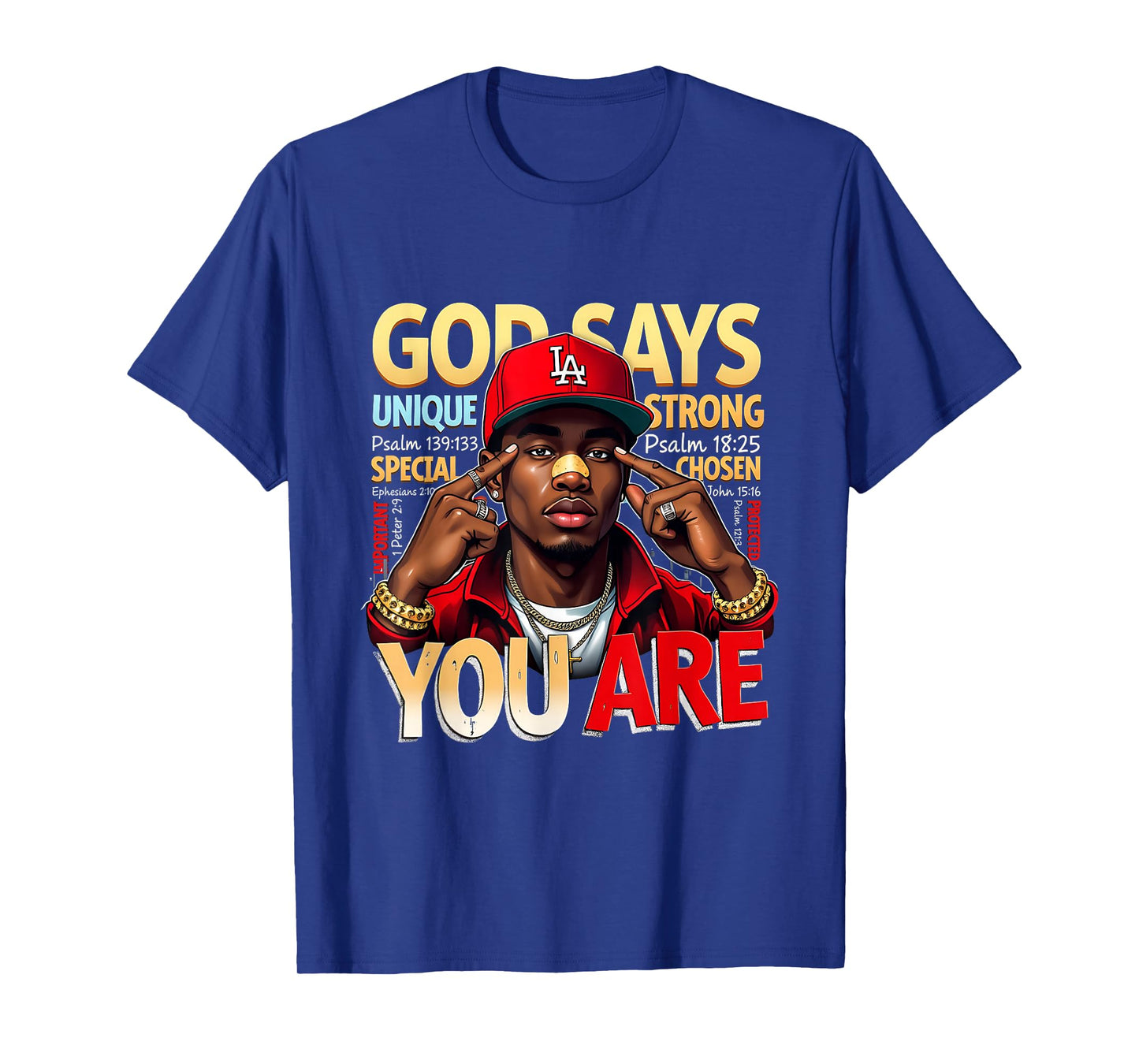 God Says You are Juneteenth Emancipation Day Black Man T-Shirt