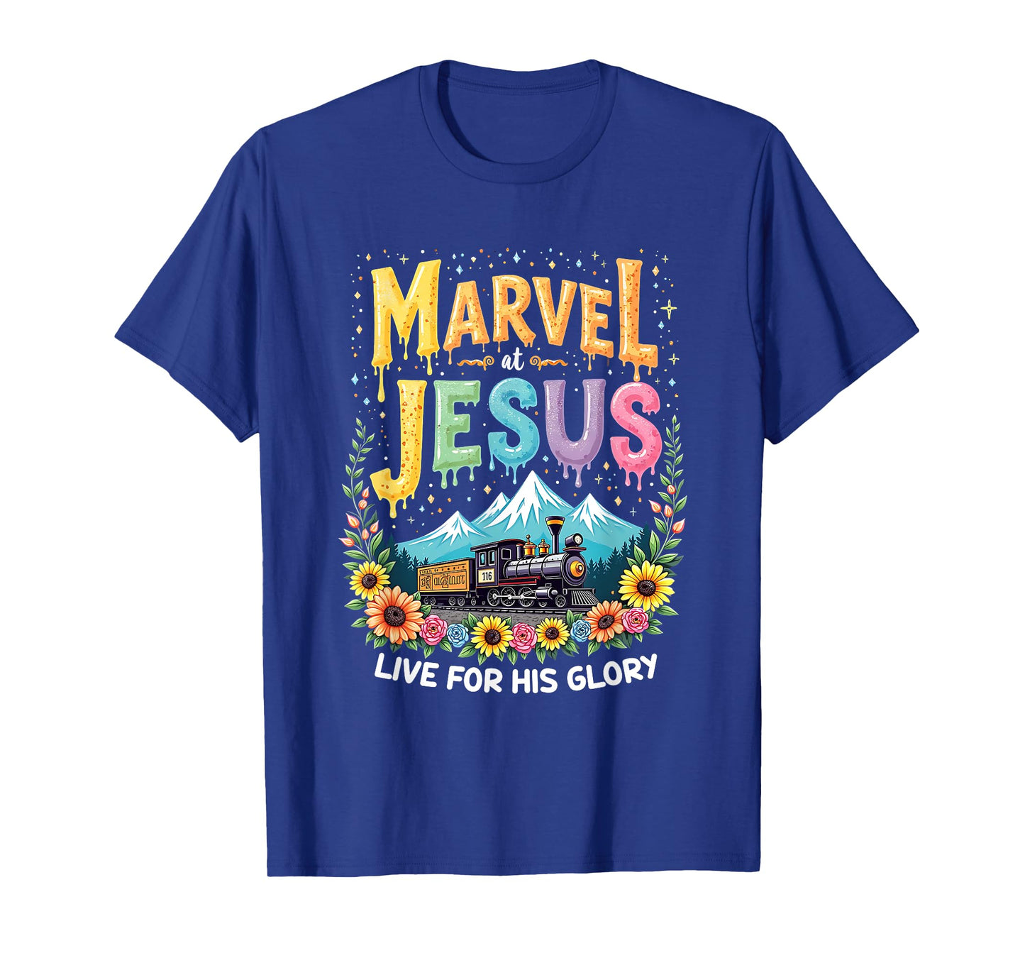 His Glory Junction Train True North Christian Camp VBS 2025 T-Shirt