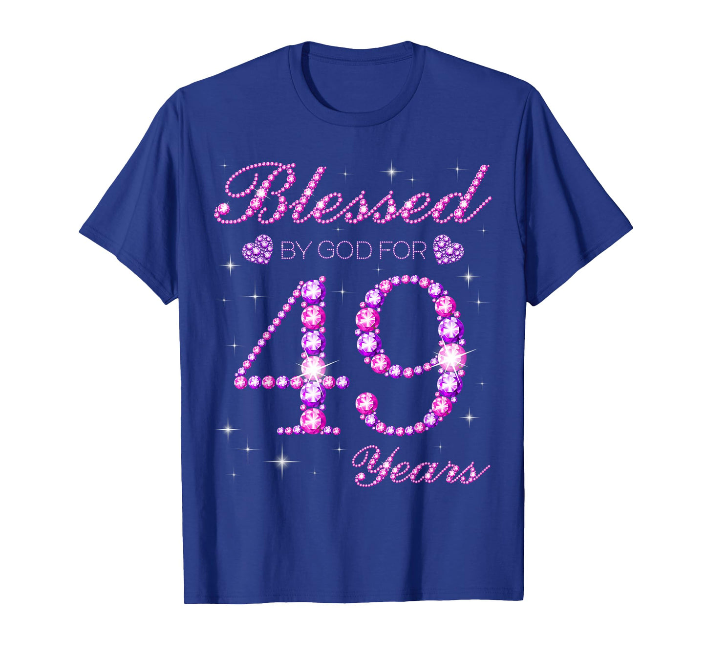 Blessed by God for 49 Years Old 49th Birthday Party T-Shirt