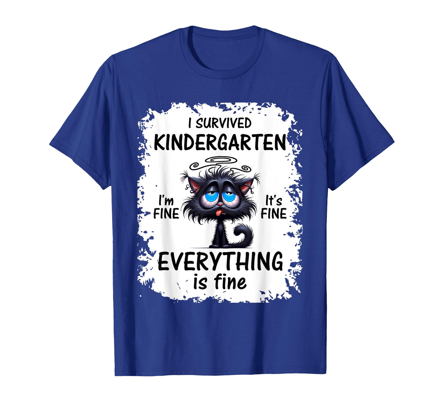 Funny Kindergarten Grad 2025 I Survived Kindergarten T-Shirt