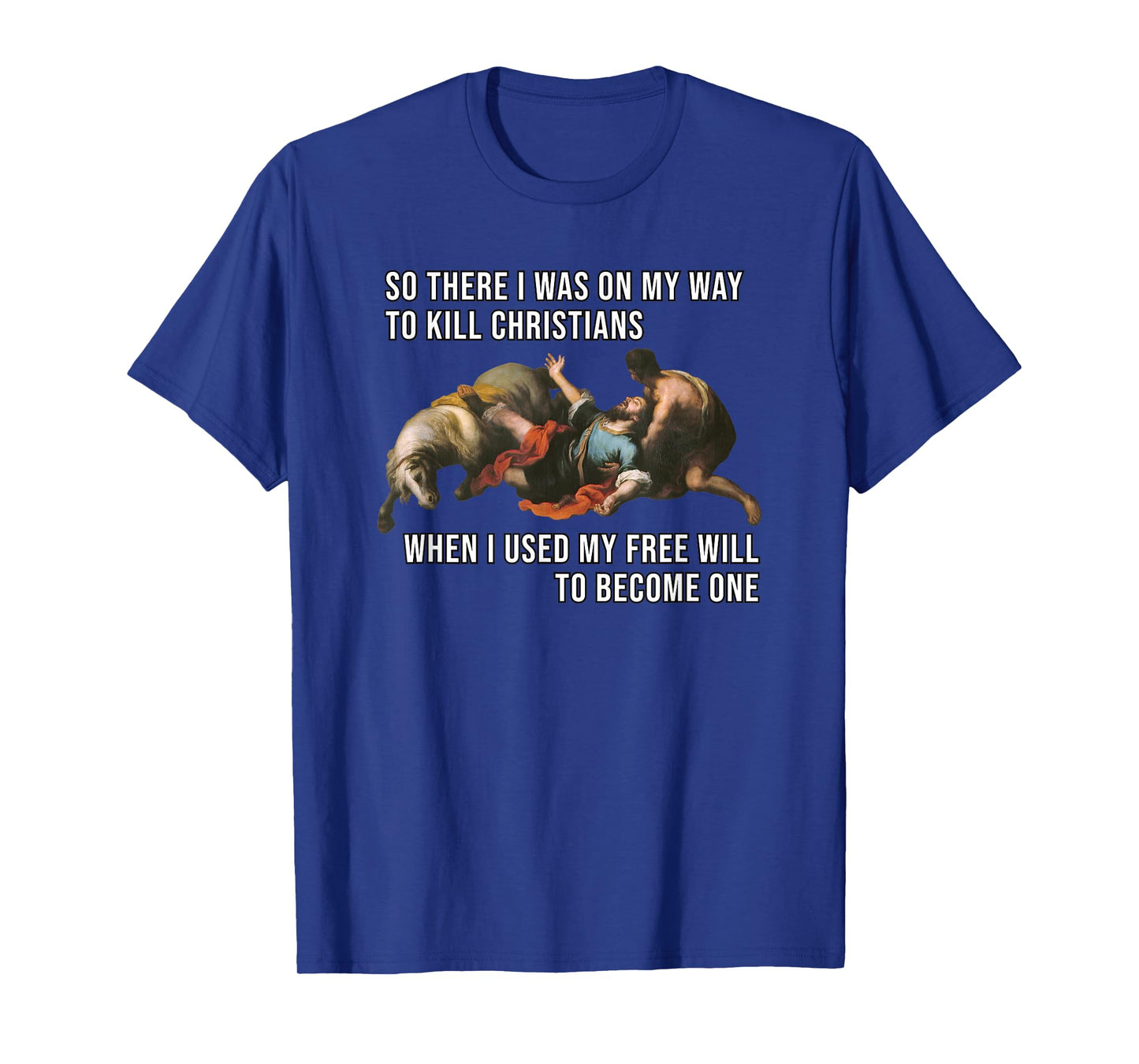 Funny Reformed Christian Calvinist Free Will Meme T-Shirt