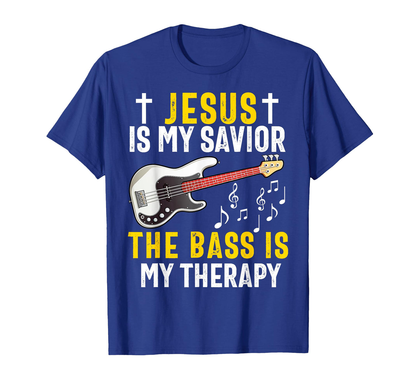 Christian Bass Guitar Player Worship Jesus Bassist Music T-Shirt