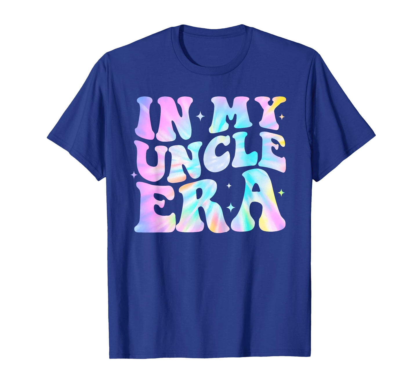 Funny In My Uncle Era Lover Tie Dye Retro Uncle Fathers Day T-Shirt