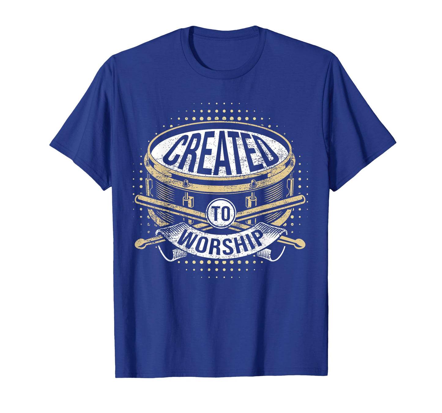 Drummer For Jesus Religious Drummer Gifts Christian Music T-Shirt, Unisex-Adults, Black, Small, Short Sleeve