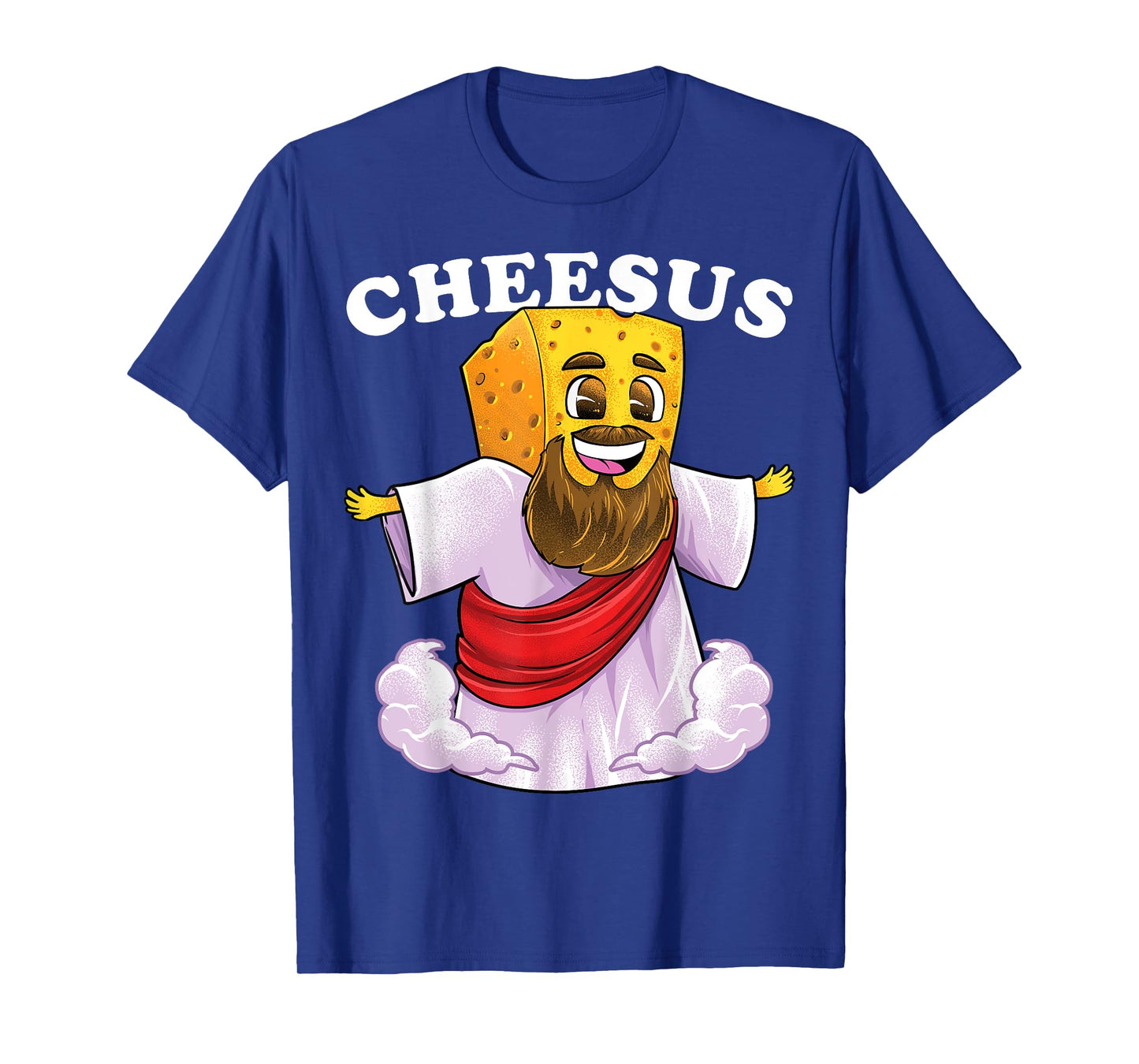 Cheesus Christ Funny Cheese Jesus Christian Pun Christmas T-Shirt