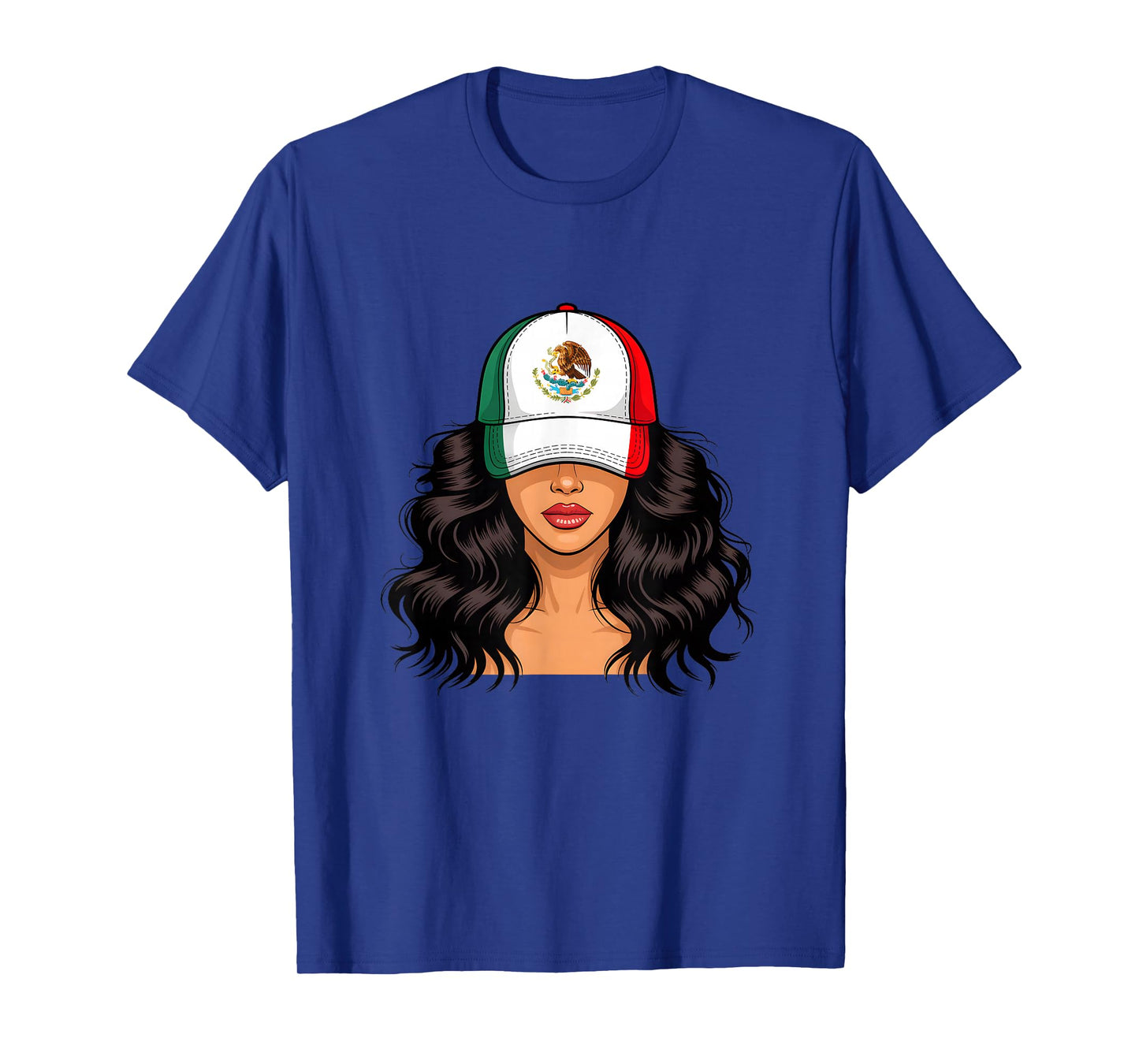 Mexican Girl Mexico Flag Proud Mexican Women T-Shirt