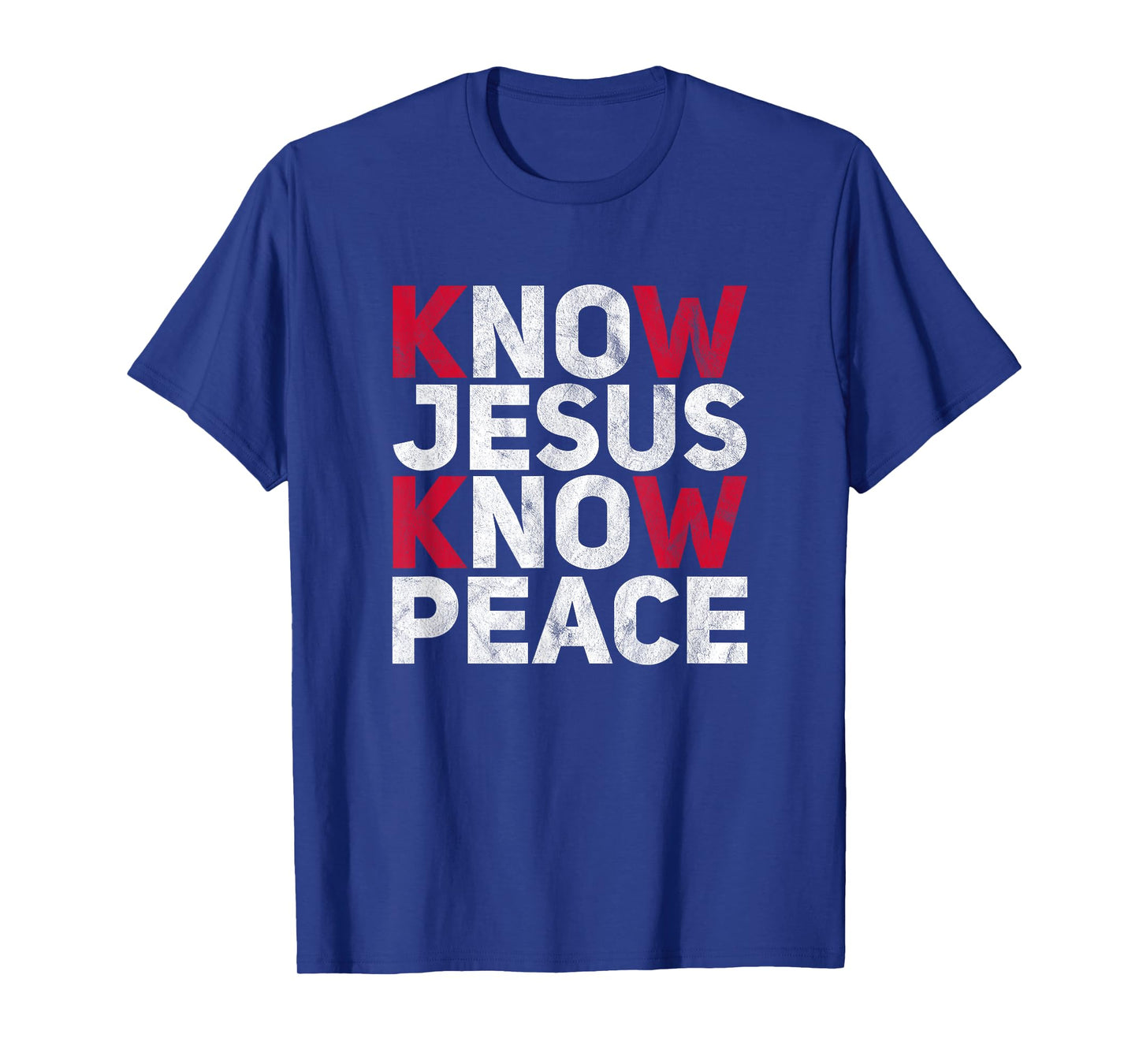 Know Jesus Know Peace Christian Kindness Faith T-Shirt