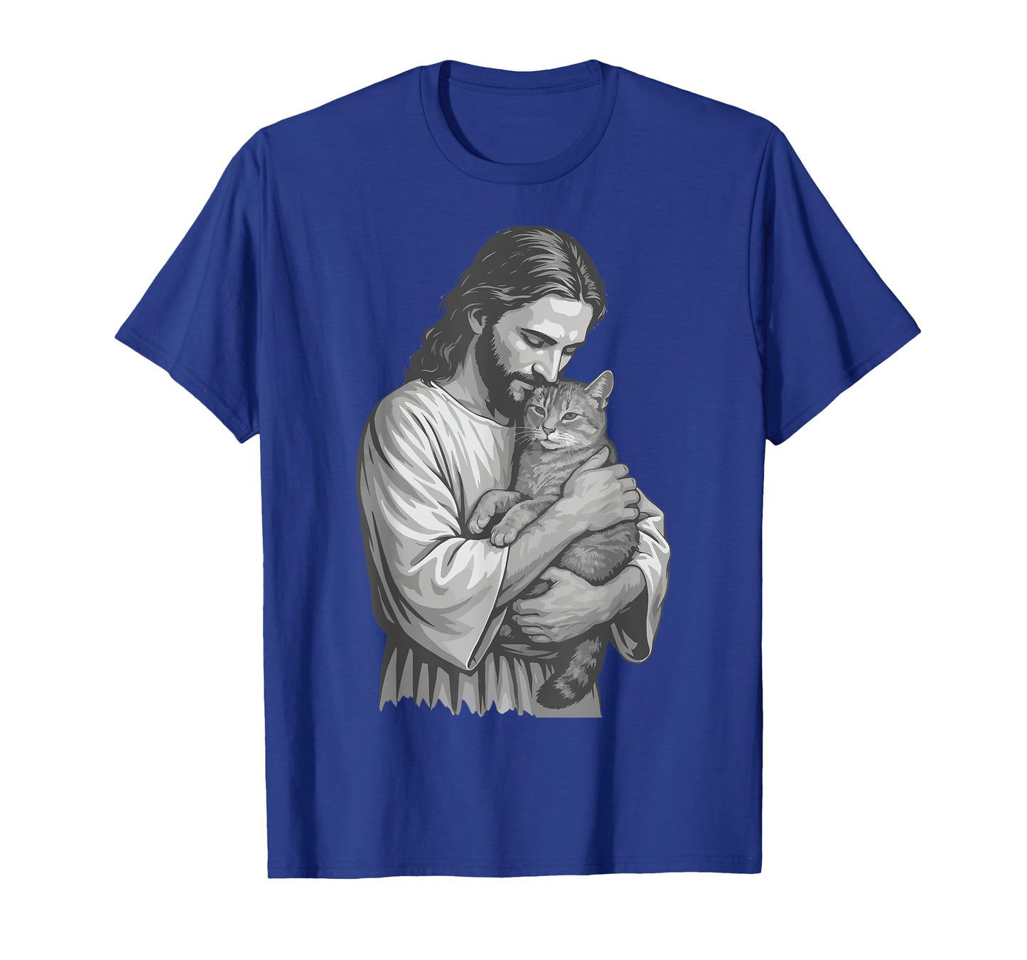 Jesus Holding Cat T-Shirt